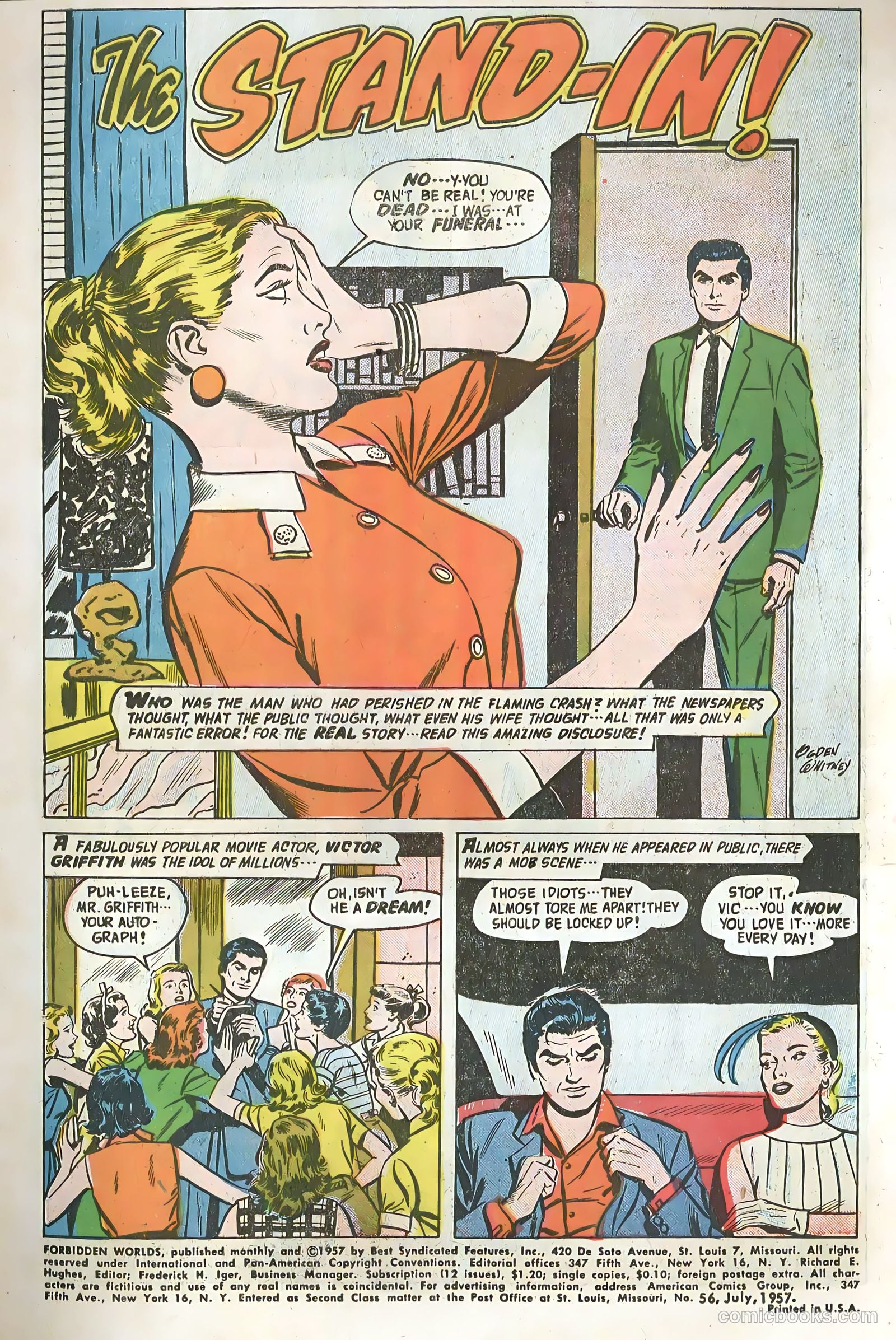 Forbidden Worlds #56 (1957) — page 3 of 36