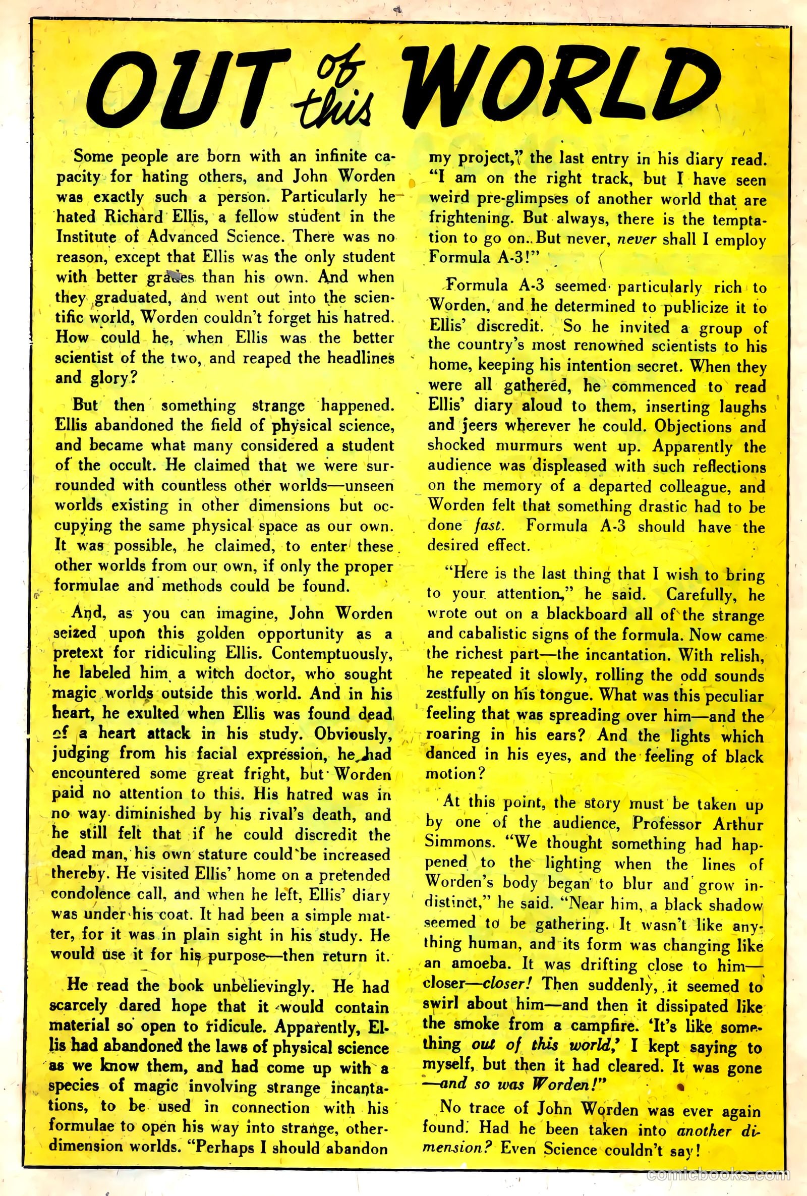 Forbidden Worlds #58 (1957) — page 12 of 36