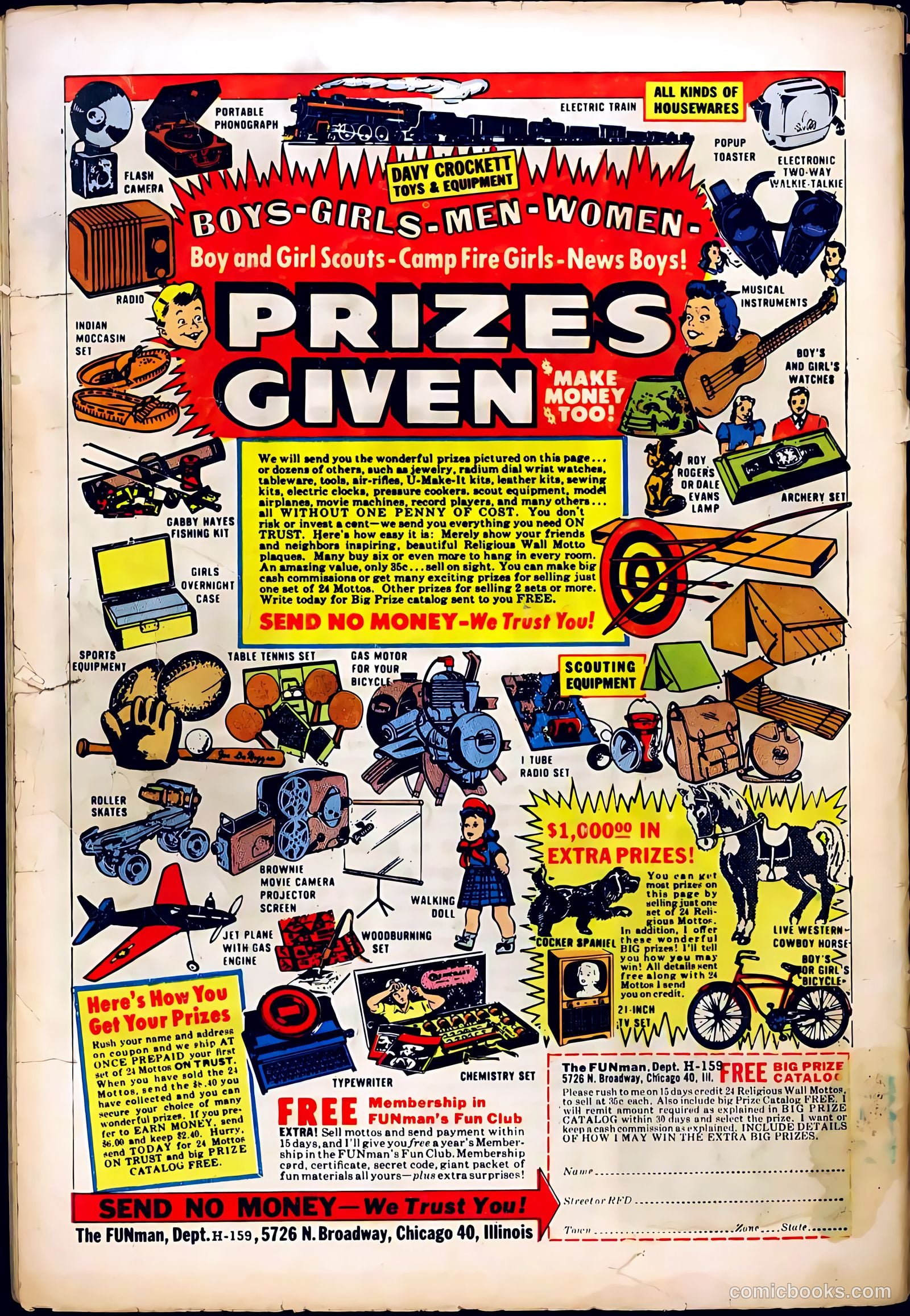 Forbidden Worlds #58 (1957) — page 36 of 36