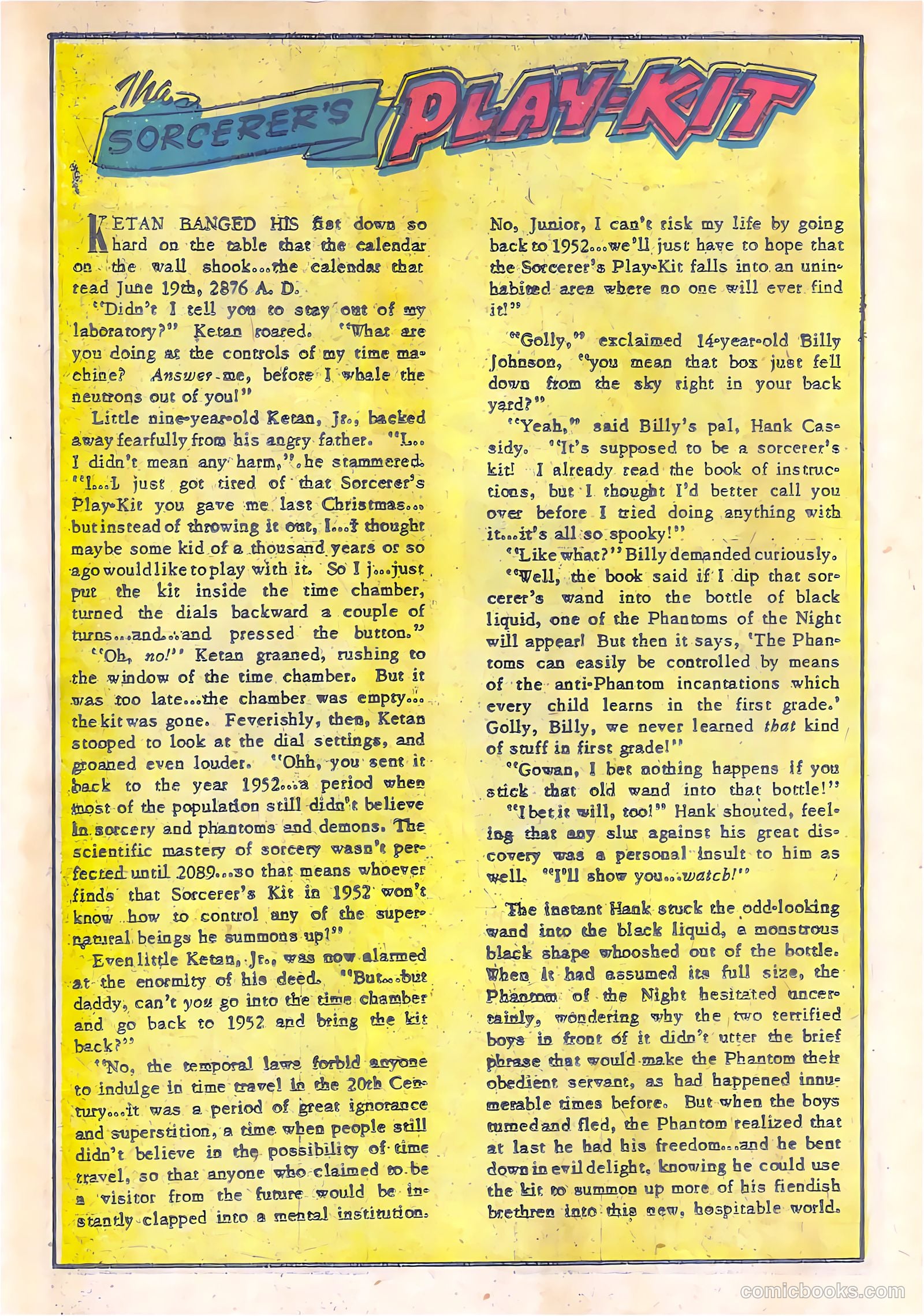 Forbidden Worlds #6 (1952) — page 13 of 45