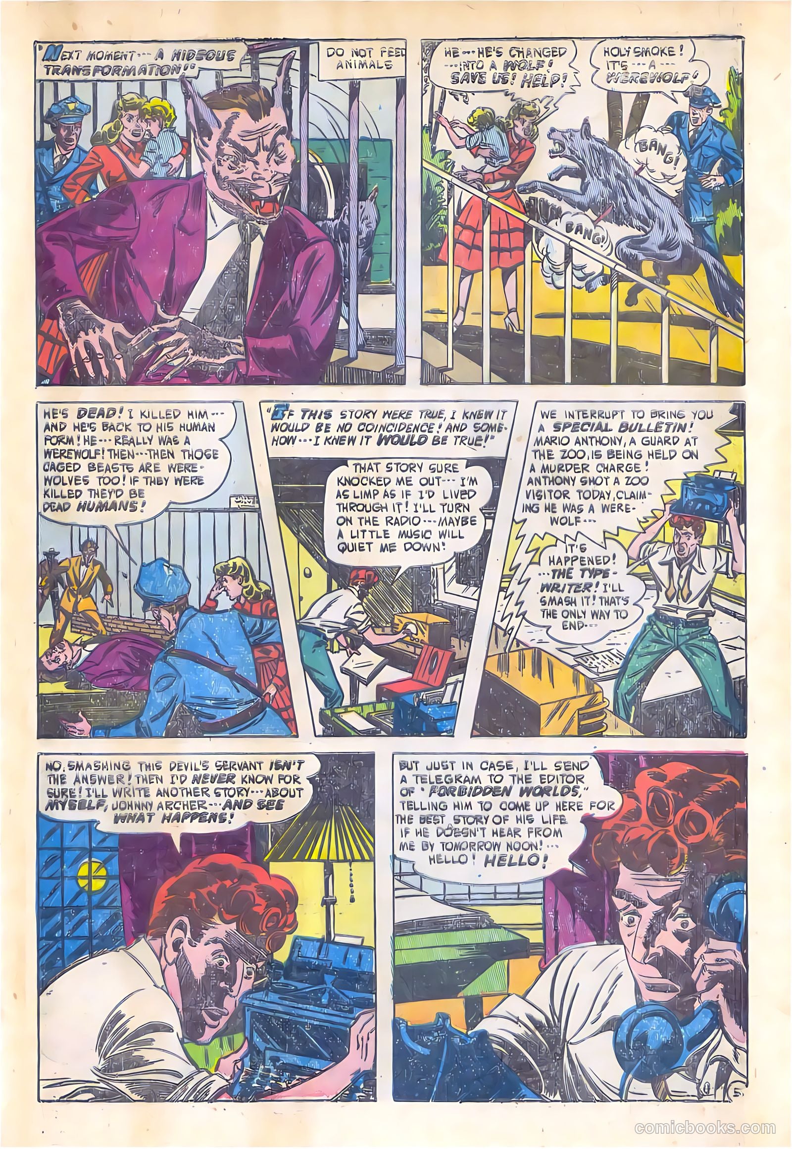 Forbidden Worlds #6 (1952) — page 32 of 45