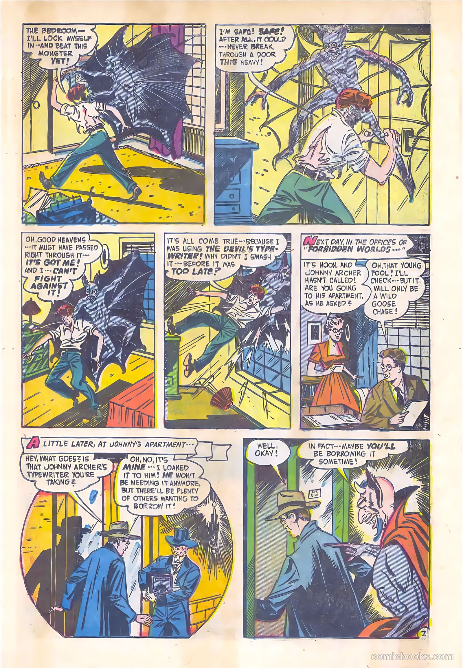 Forbidden Worlds #6 (1952) — page 34 of 45