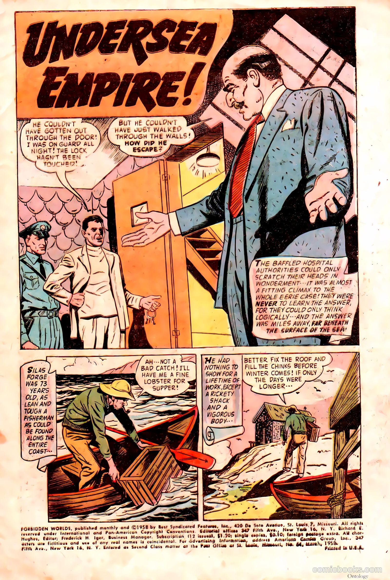 Forbidden Worlds #64 (1958) — page 3 of 36