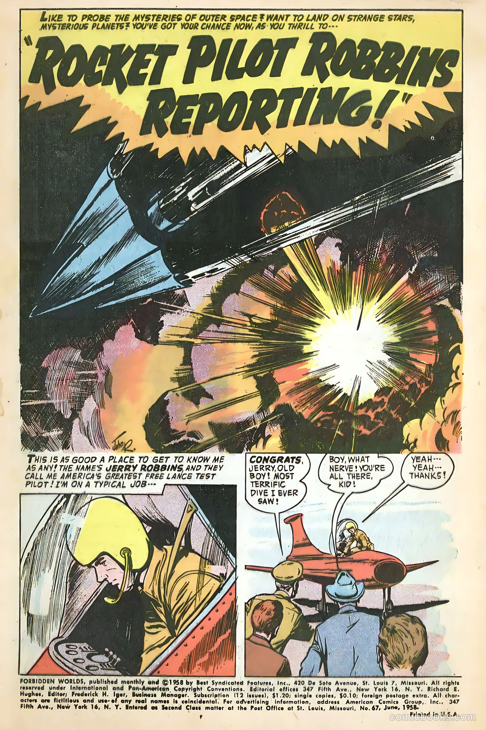 Forbidden Worlds #67 (1958) — page 3 of 36