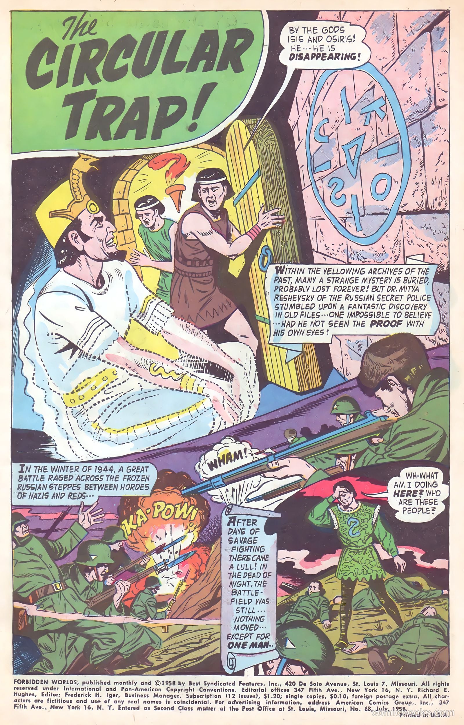 Forbidden Worlds #68 (1958) — page 3 of 36