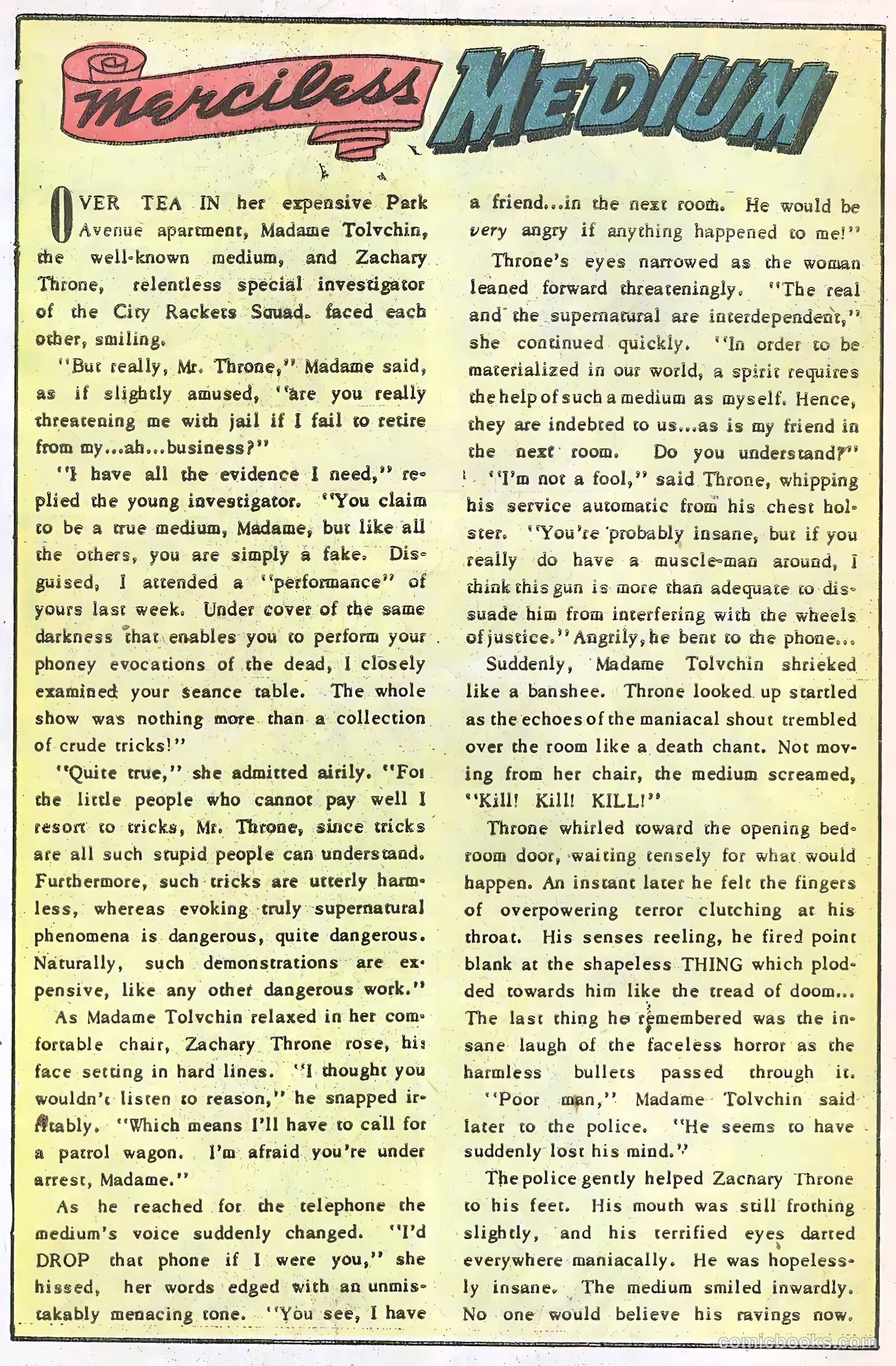 Forbidden Worlds #7 (1952) — page 32 of 44
