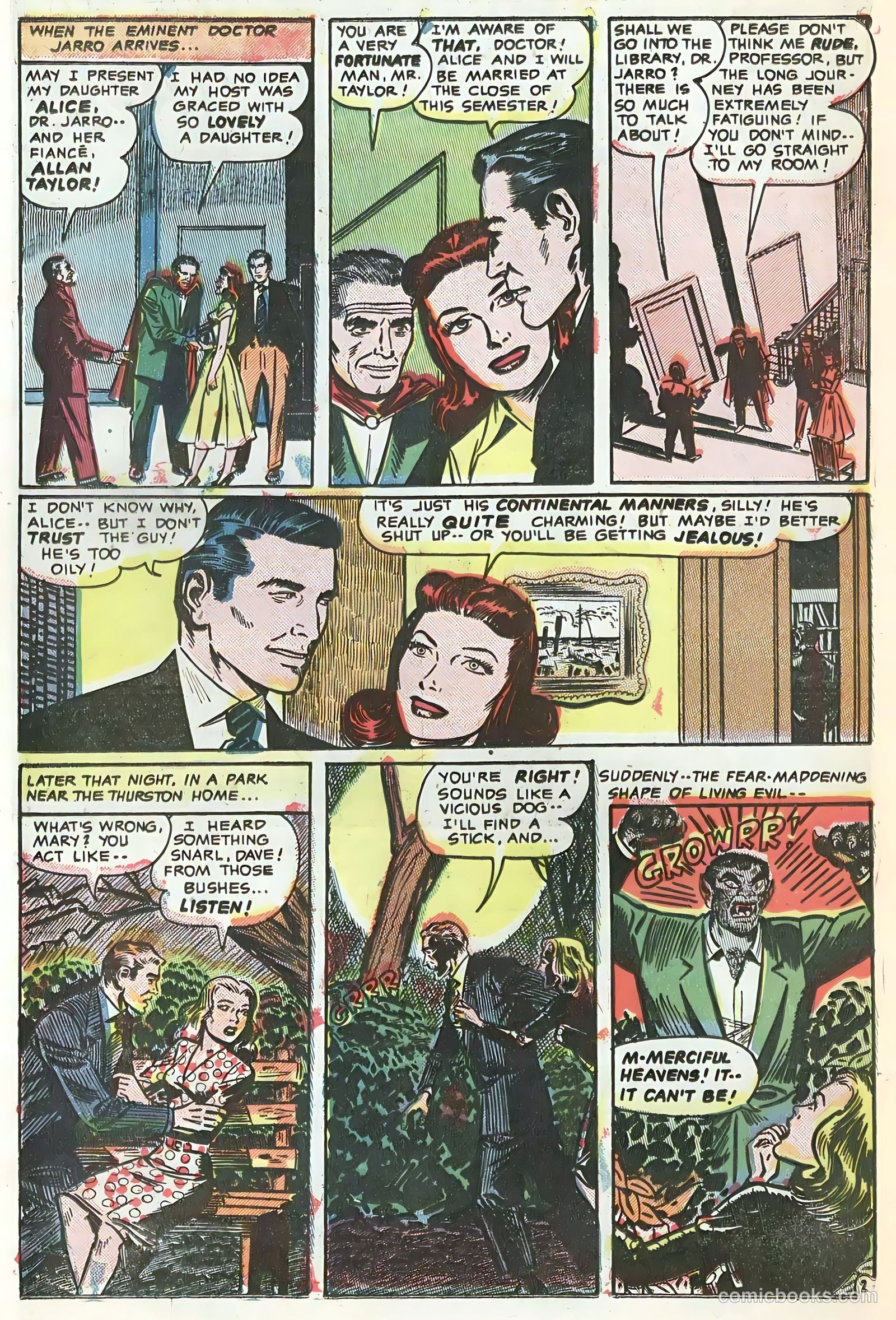 Forbidden Worlds #7 (1952) — page 36 of 44