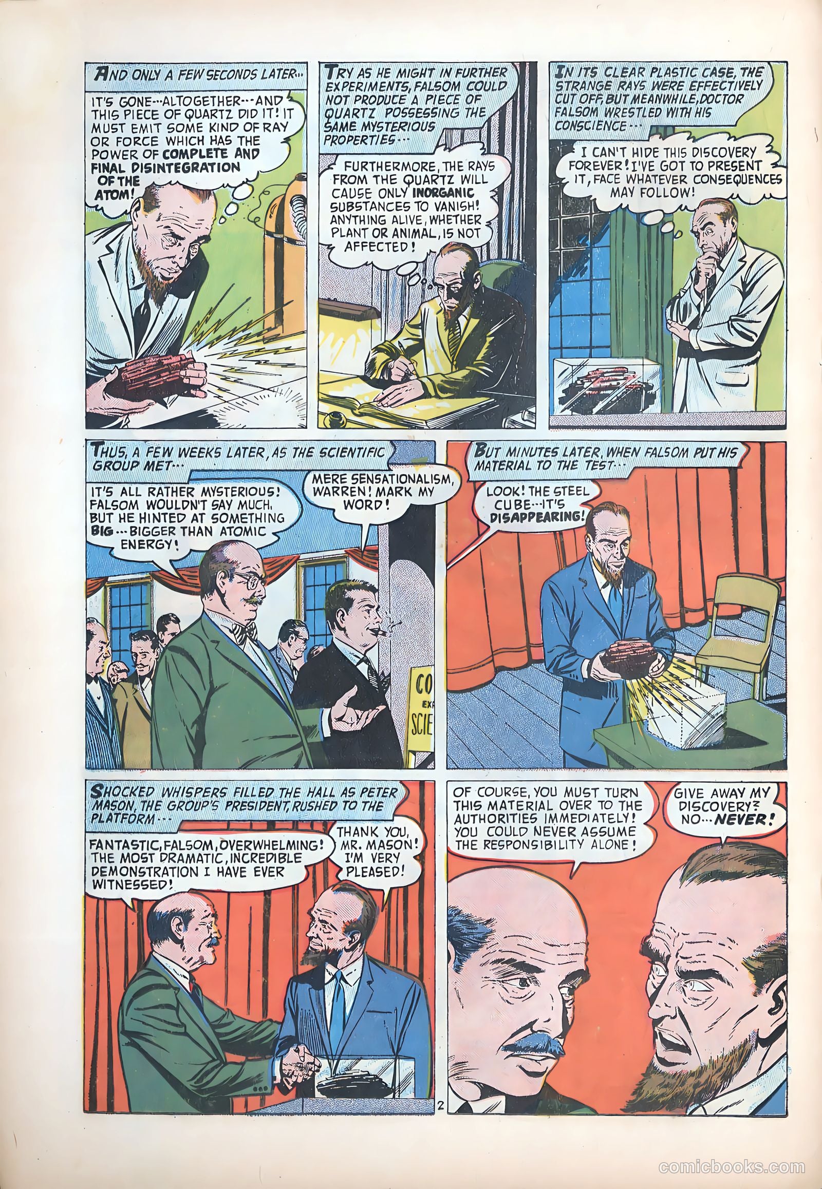 Forbidden Worlds #70 (1958) — page 20 of 36