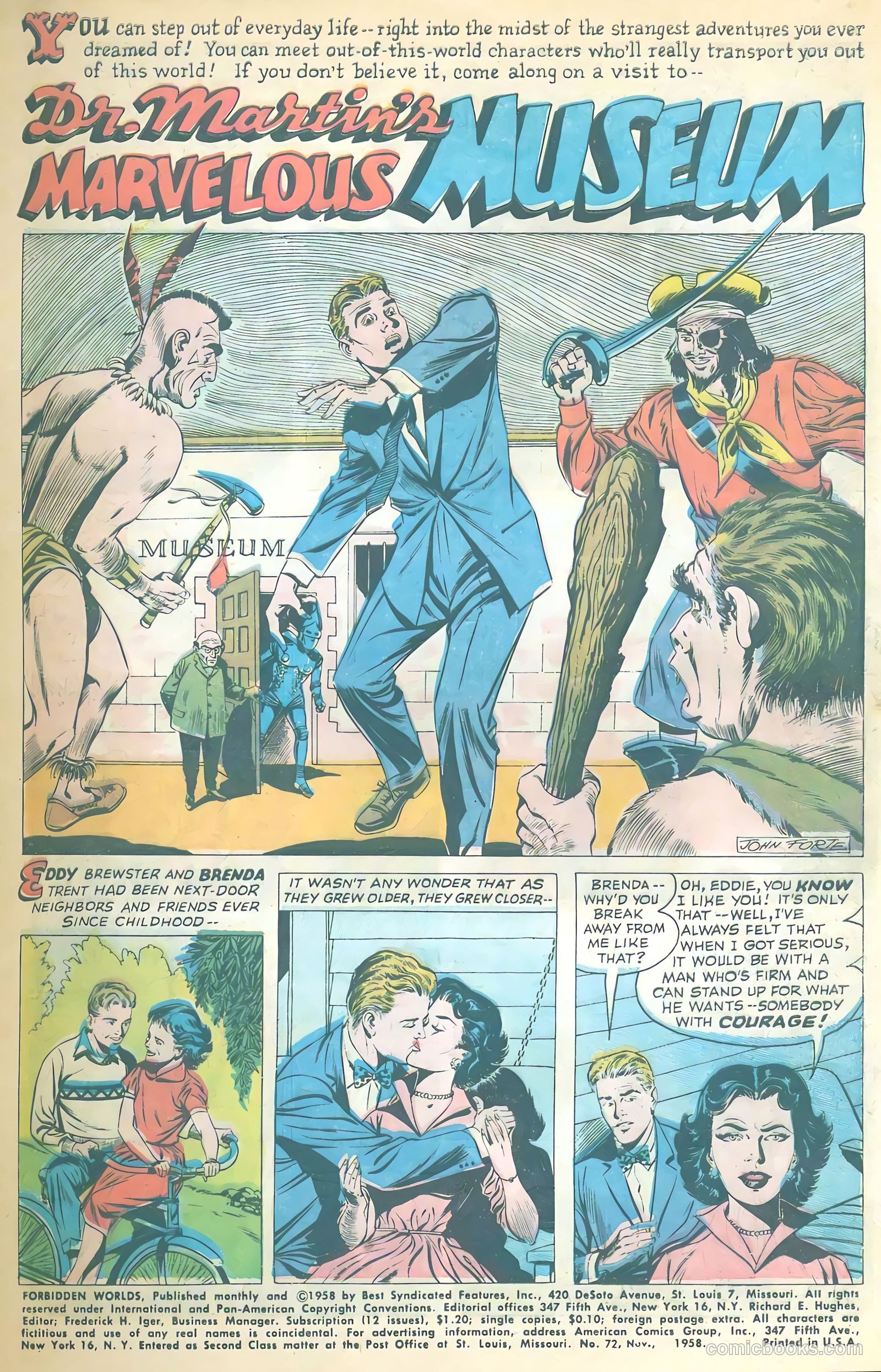 Forbidden Worlds #72 (1958) — page 3 of 36