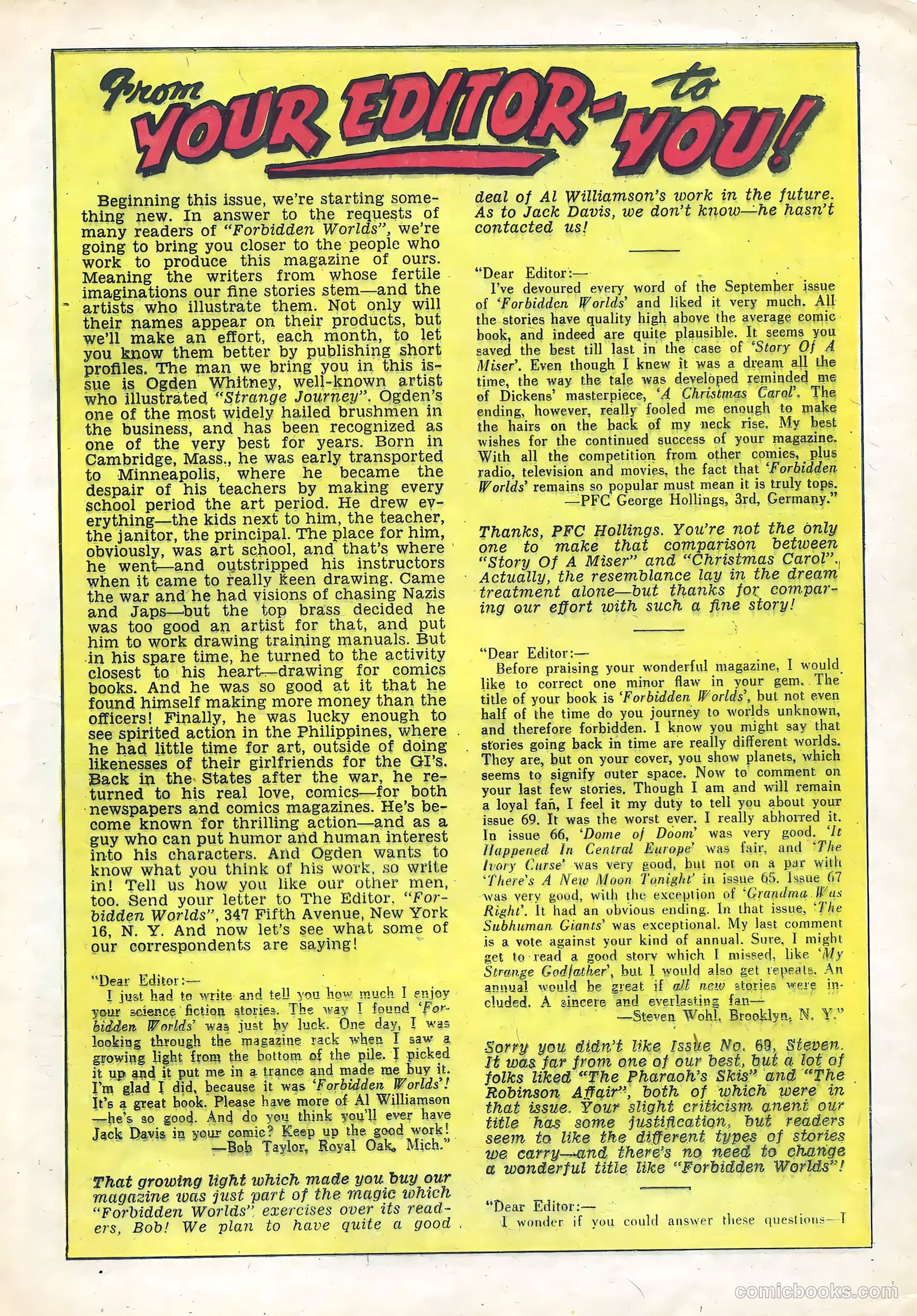 Forbidden Worlds #75 (1959) — page 15 of 36