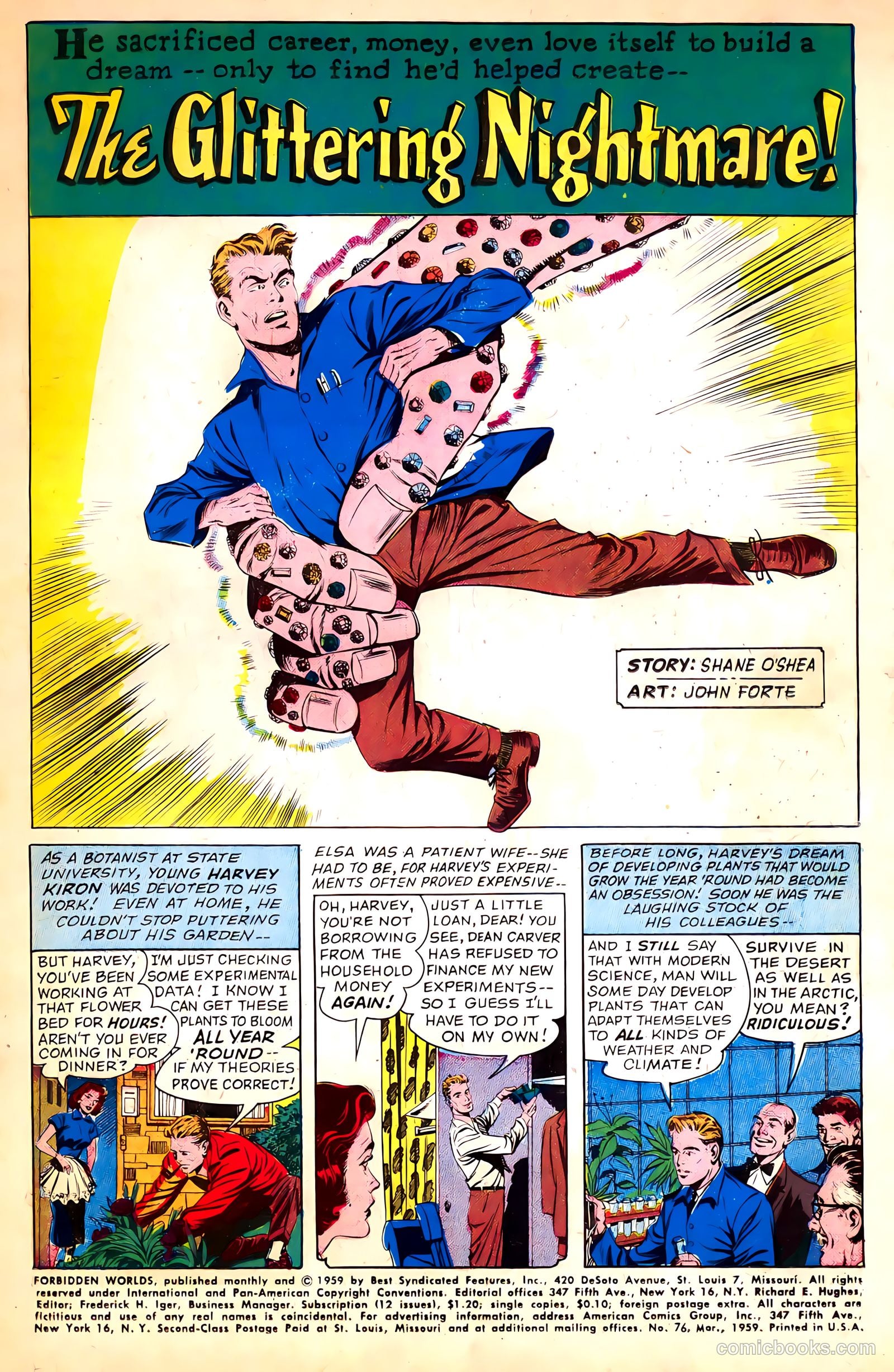 Forbidden Worlds #76 (1959) — page 3 of 36
