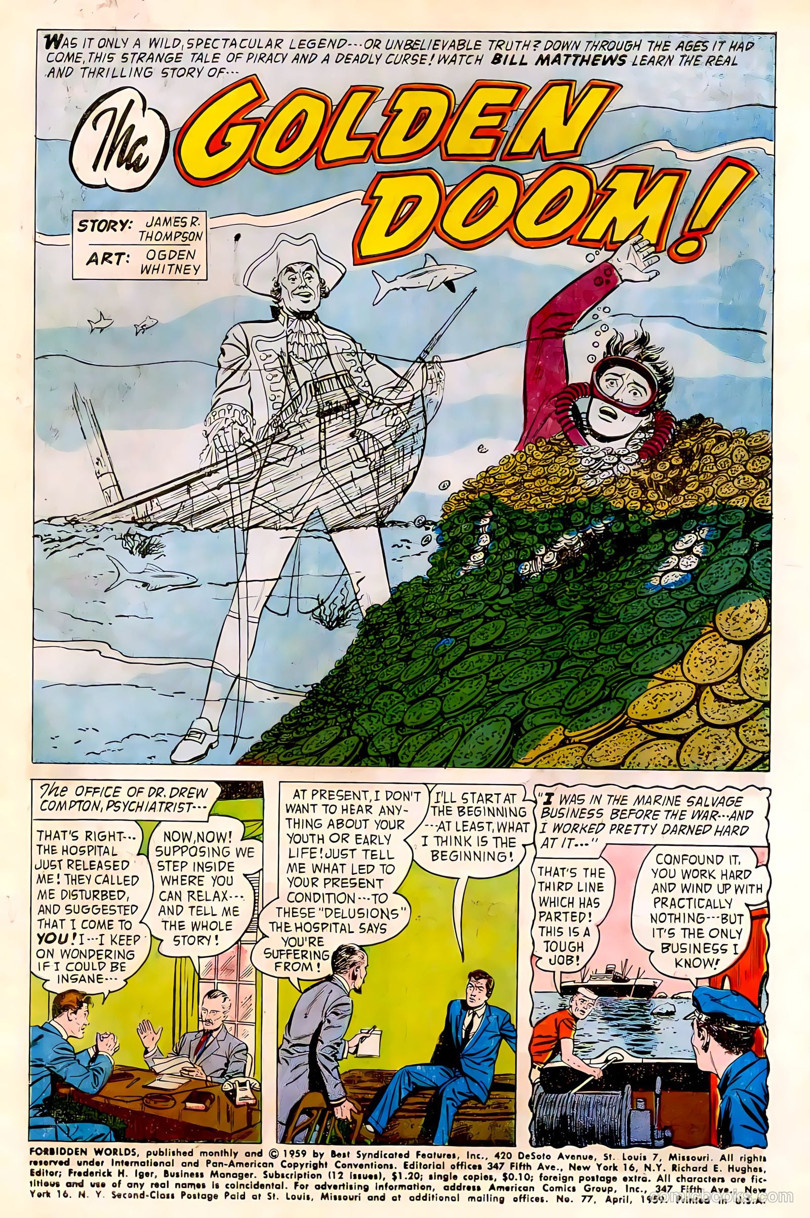 Forbidden Worlds #77 (1959) — page 4 of 37