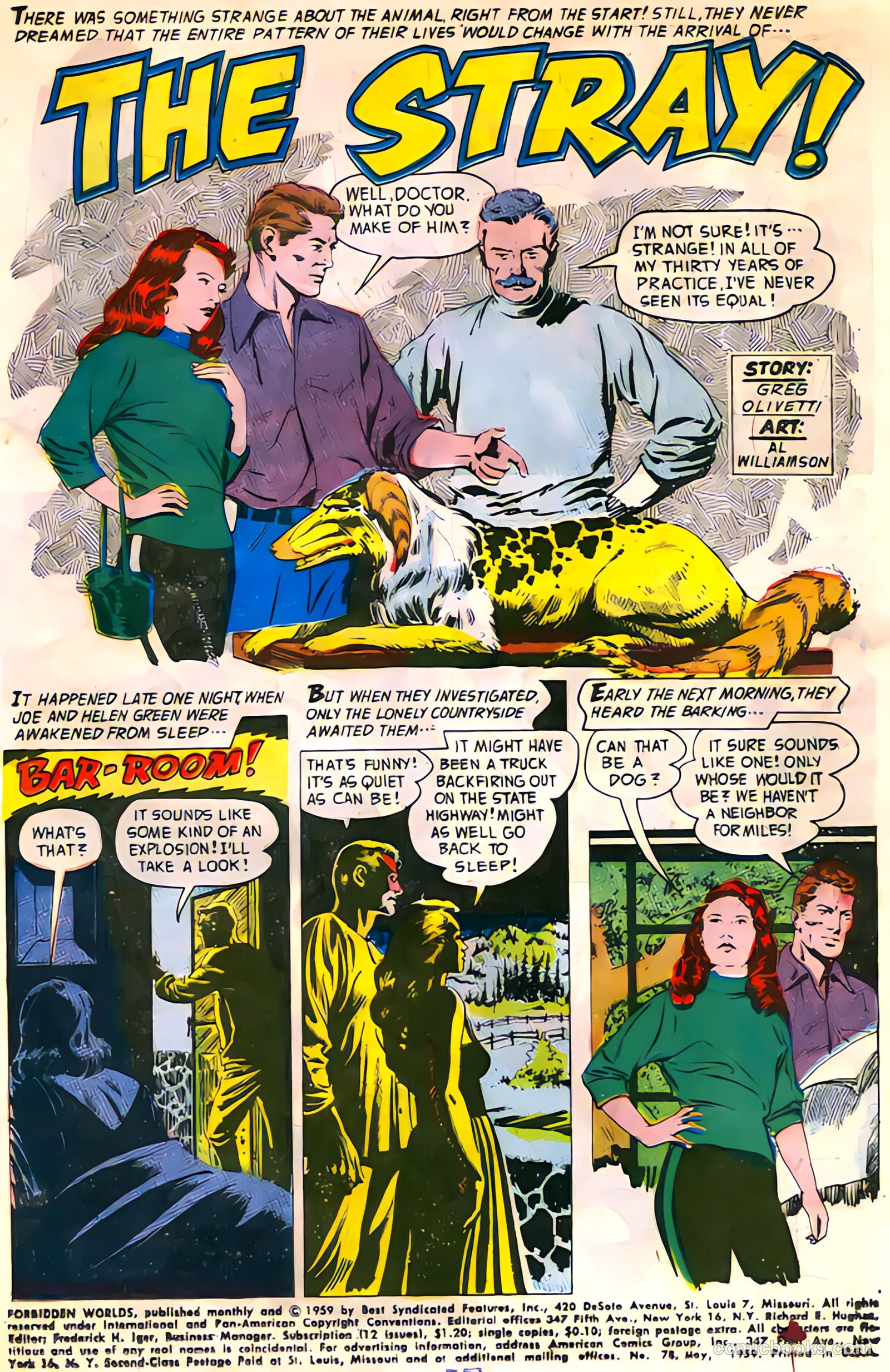 Forbidden Worlds #78 (1959) — page 3 of 36