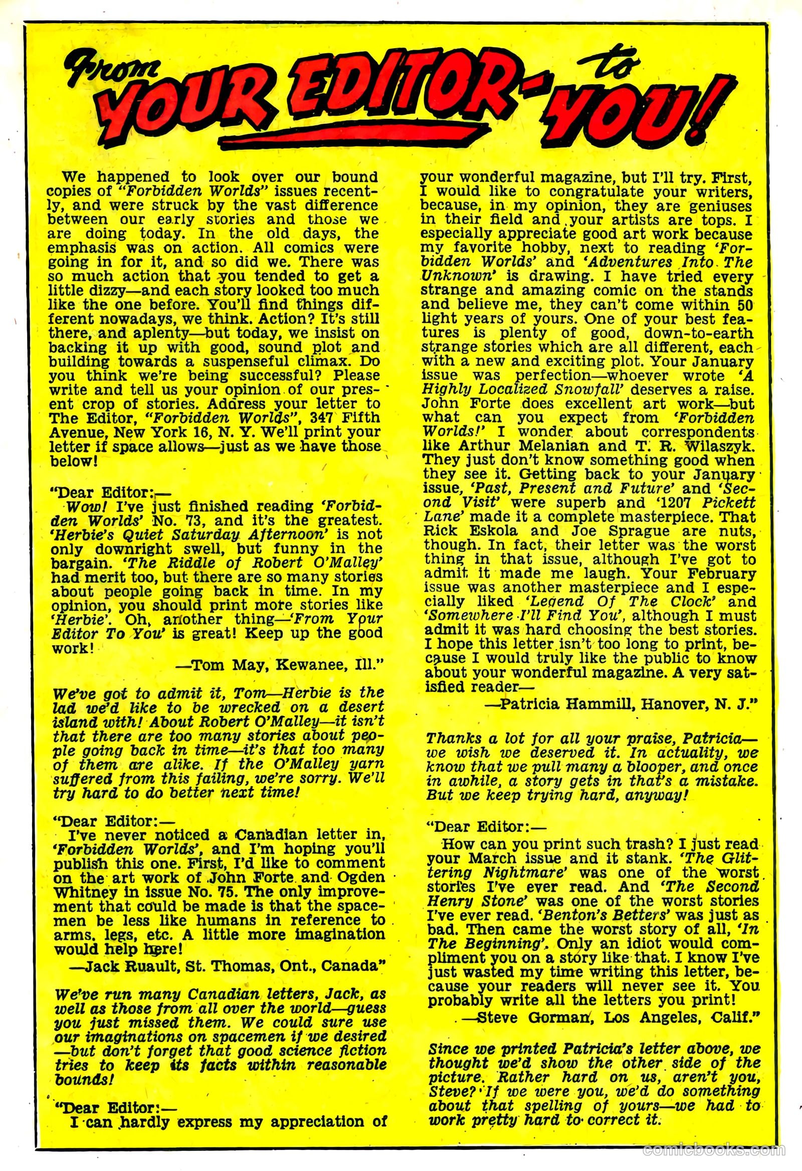 Forbidden Worlds #79 (1959) — page 13 of 36