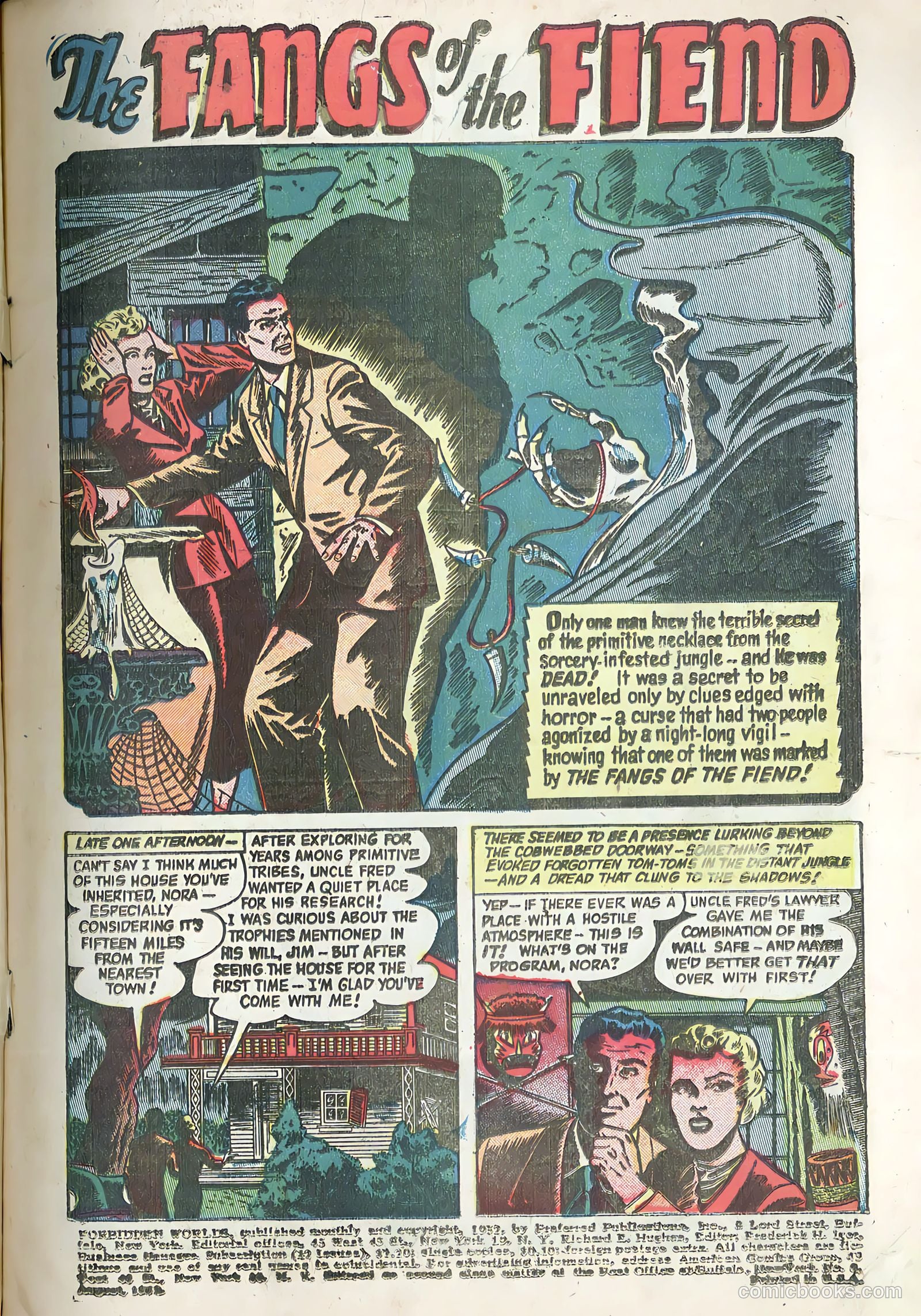 Forbidden Worlds #8 (1952) — page 3 of 44