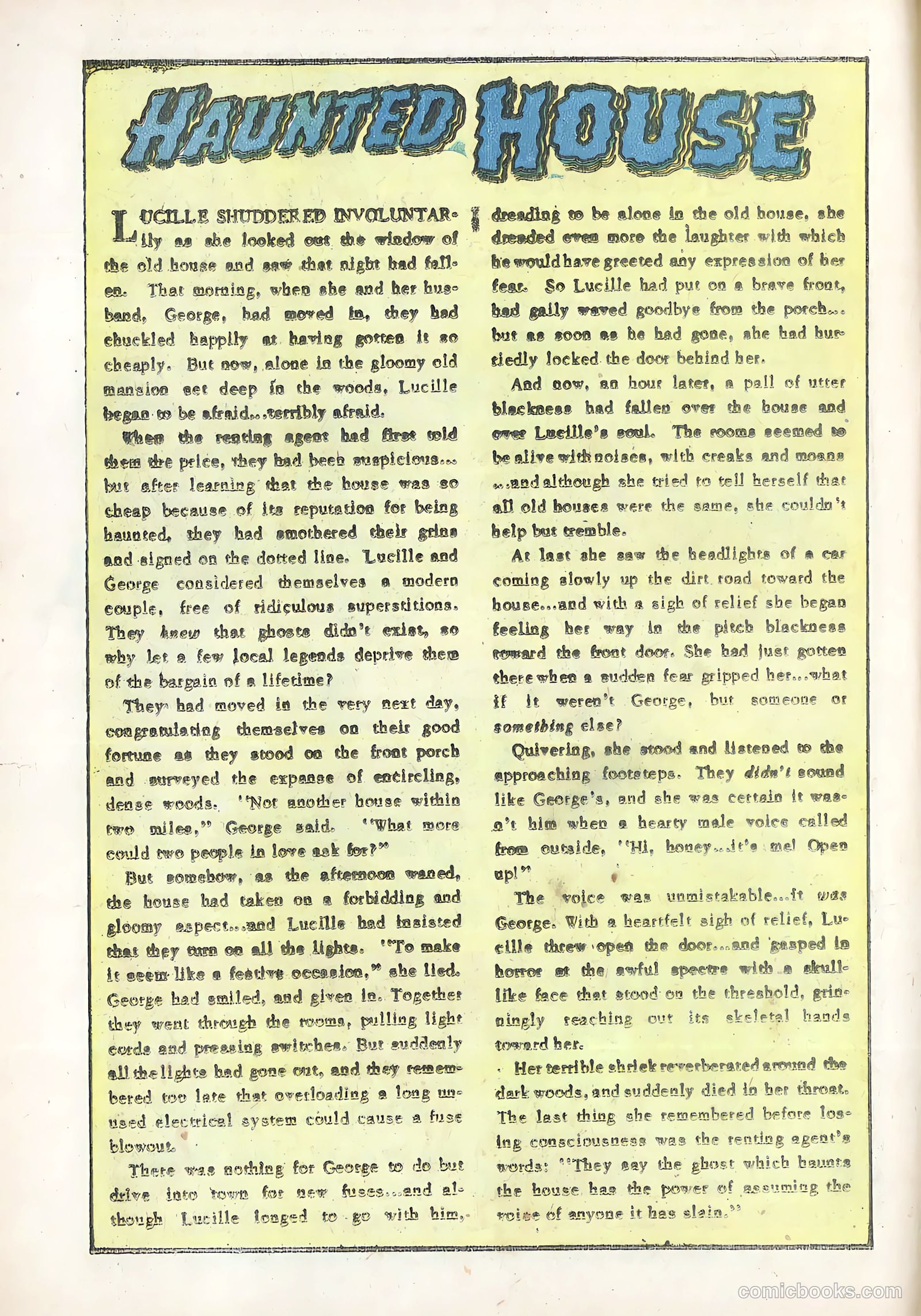 Forbidden Worlds #8 (1952) — page 12 of 44