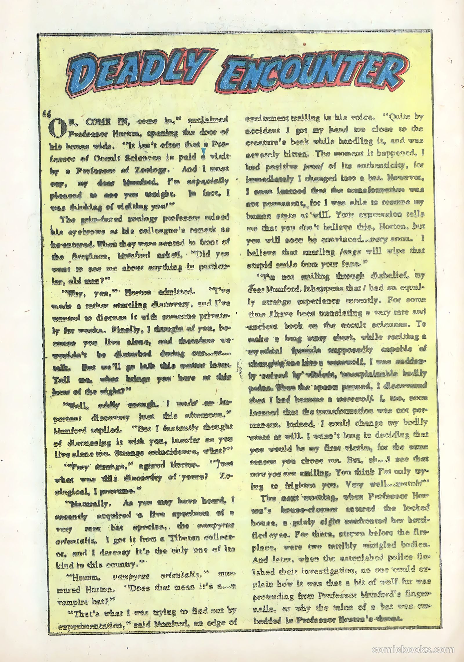 Forbidden Worlds #8 (1952) — page 34 of 44