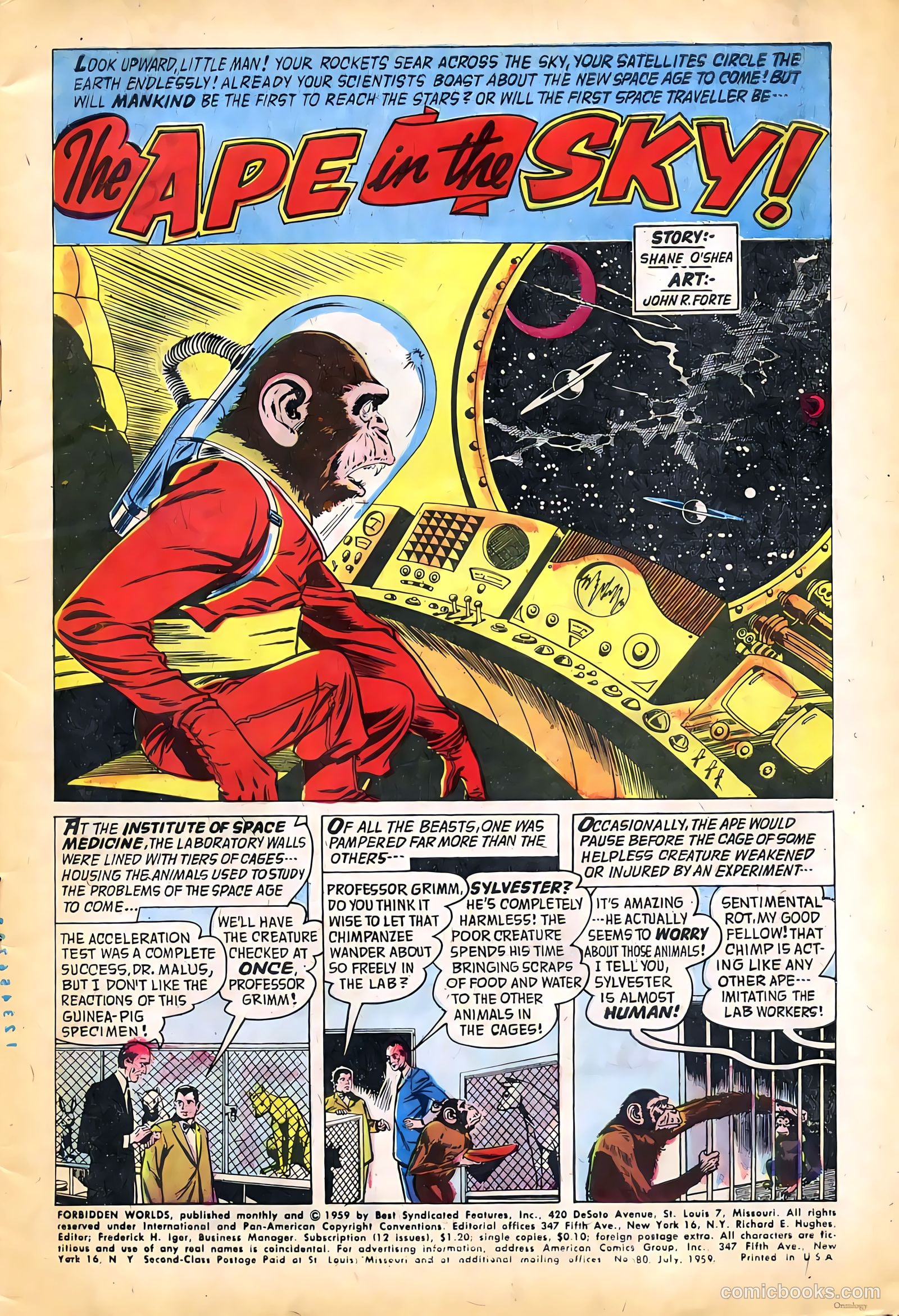 Forbidden Worlds #80 (1959) — page 3 of 36