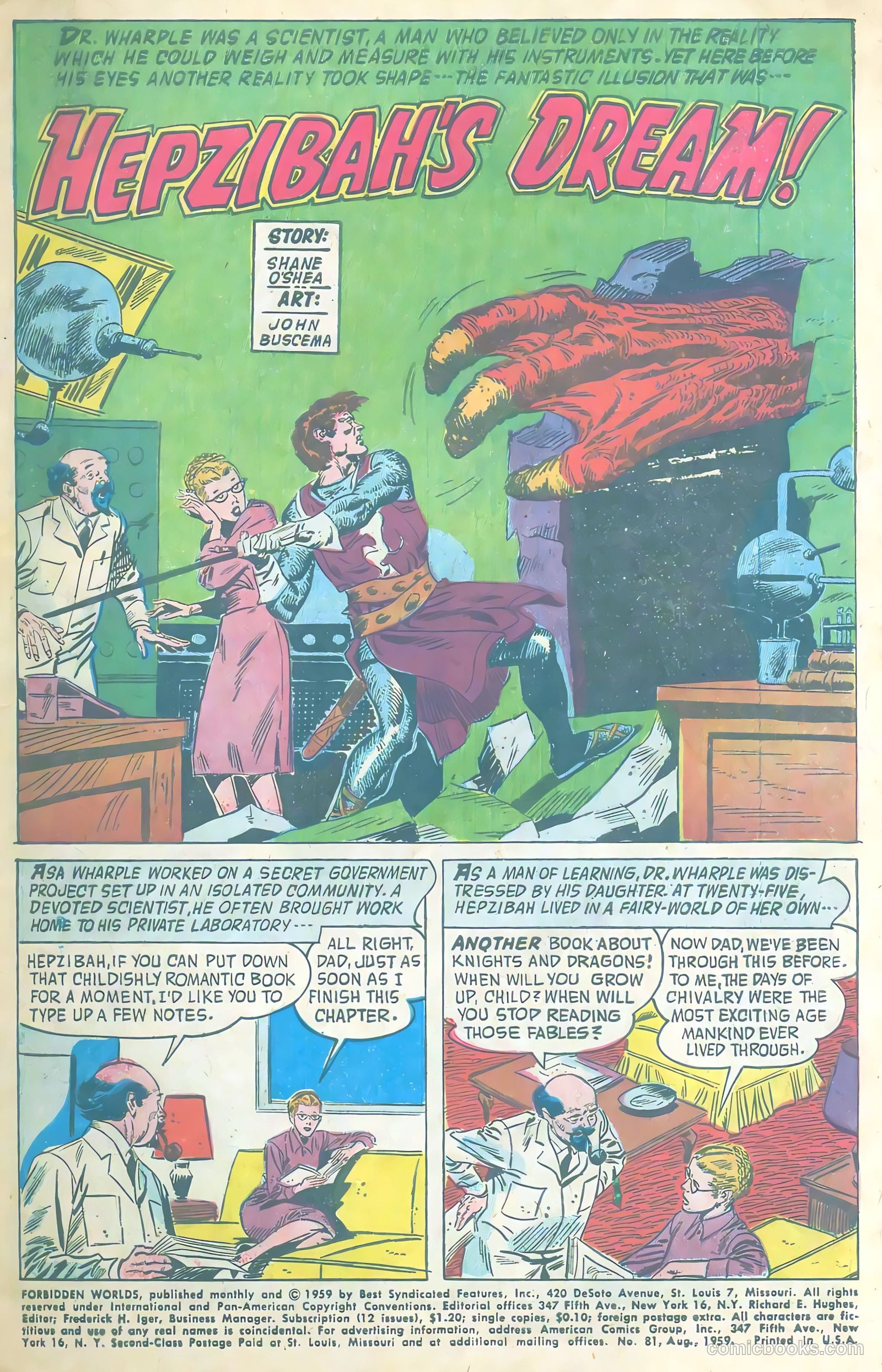 Forbidden Worlds #81 (1959) — page 3 of 36
