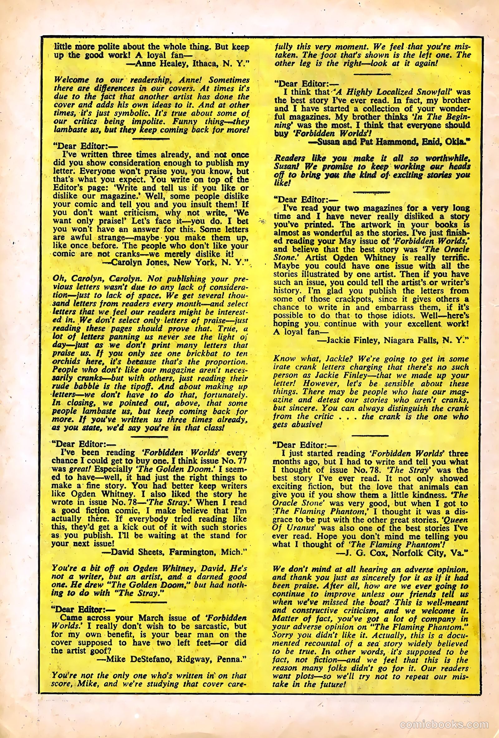 Forbidden Worlds #82 (1959) — page 12 of 36