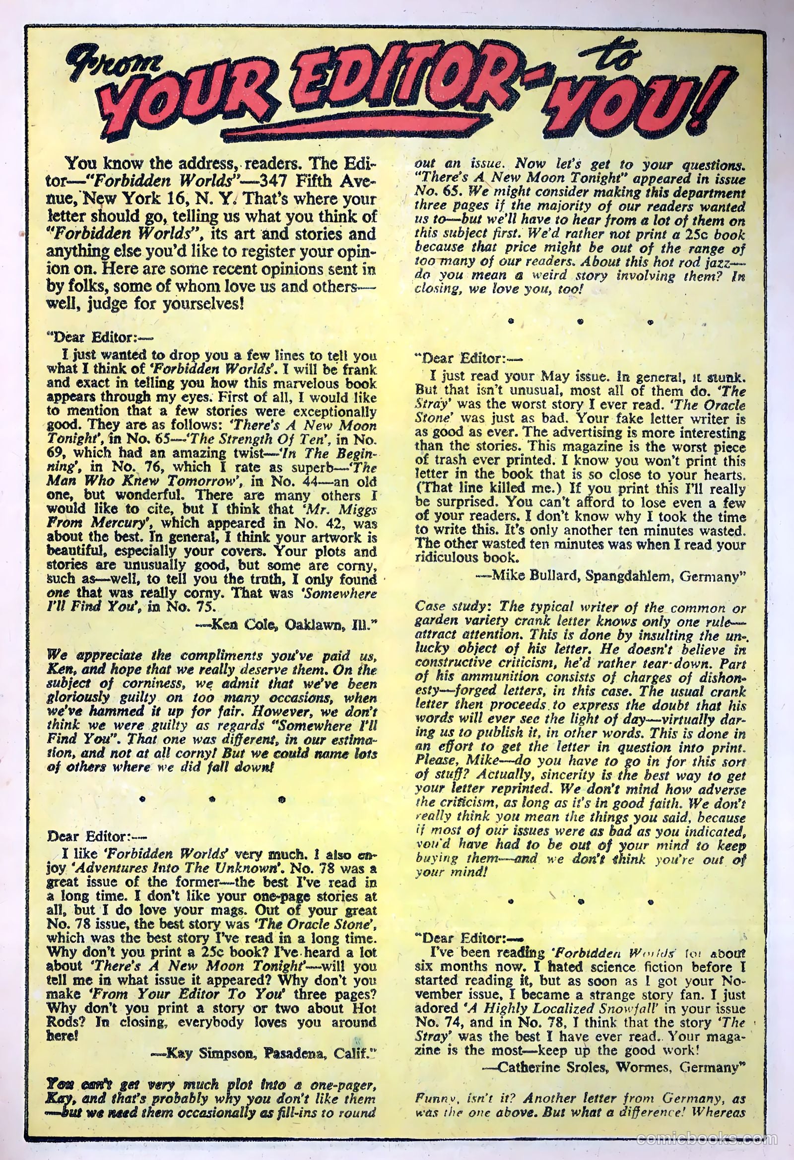 Forbidden Worlds #83 (1959) — page 13 of 36