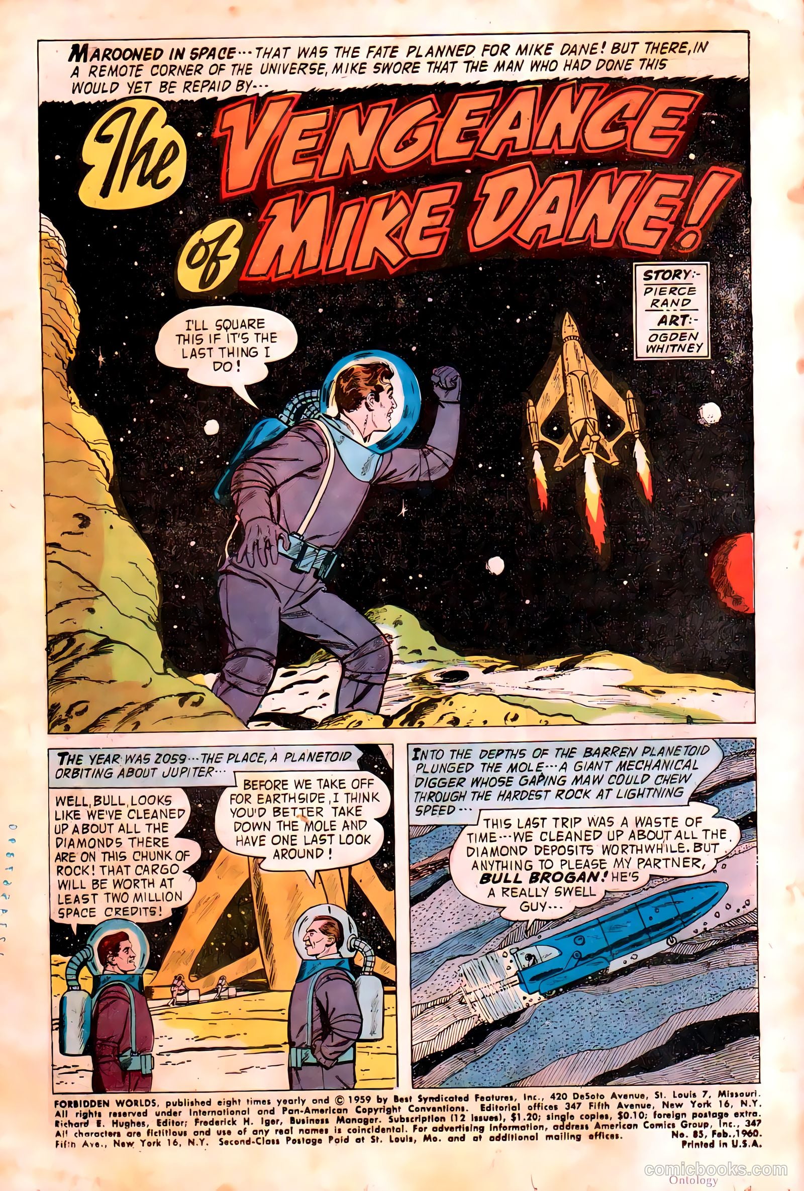 Forbidden Worlds #85 (1959) — page 3 of 36