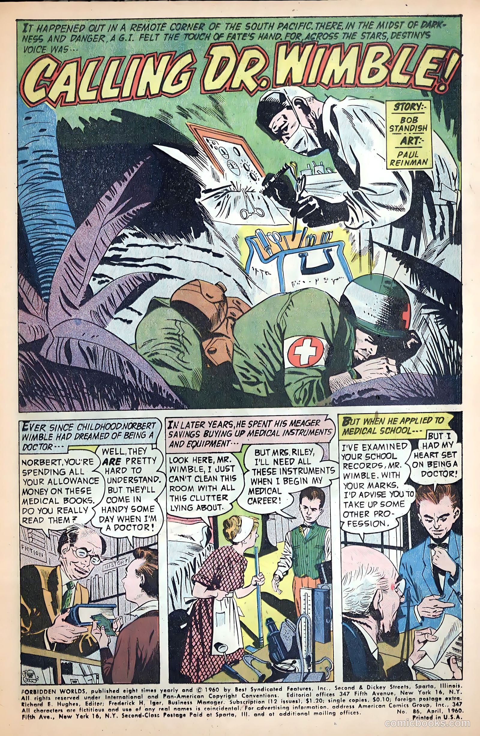 Forbidden Worlds #86 (1960) — page 3 of 36