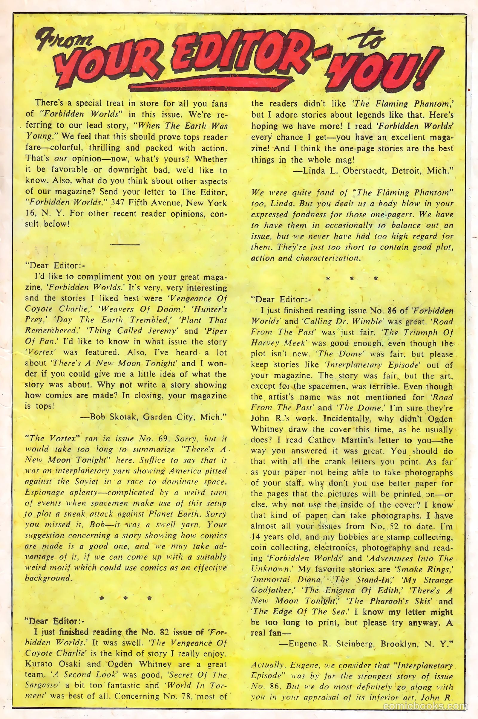 Forbidden Worlds #90 (1960) — page 15 of 36
