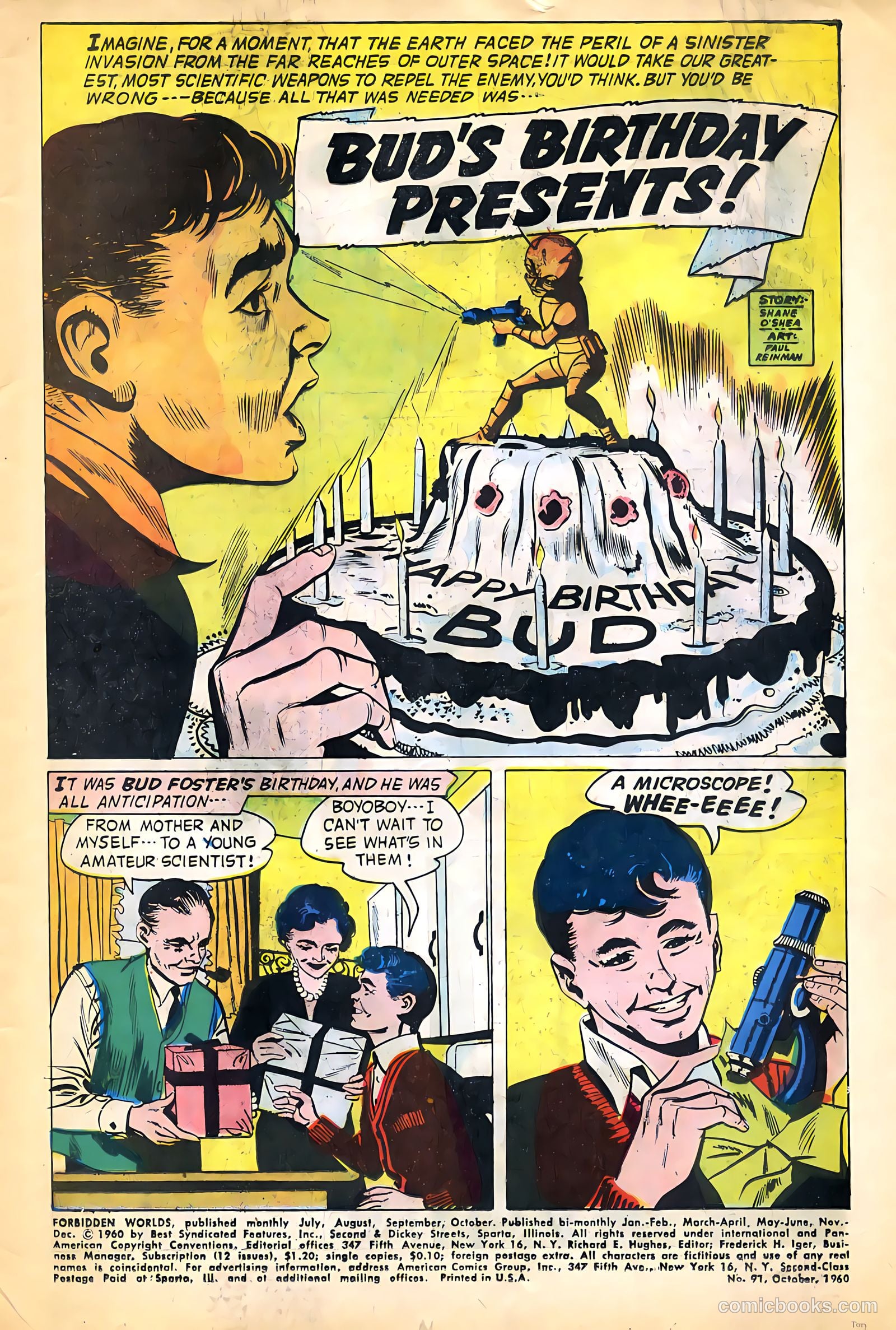 Forbidden Worlds #91 (1960) — page 3 of 36