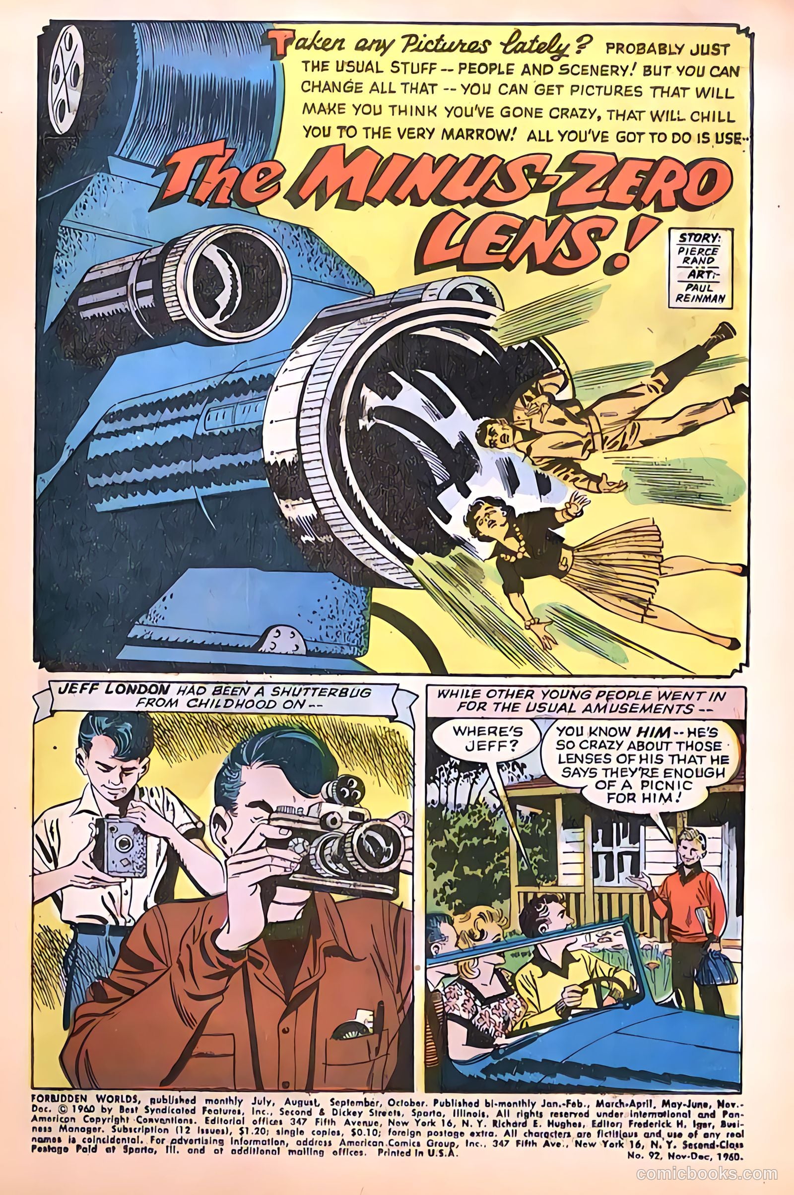 Forbidden Worlds #92 (1960) — page 3 of 36