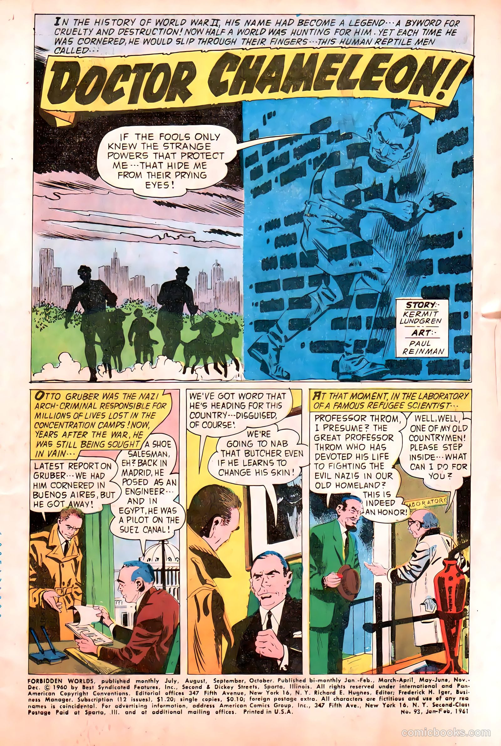 Forbidden Worlds #93 (1961) — page 3 of 36