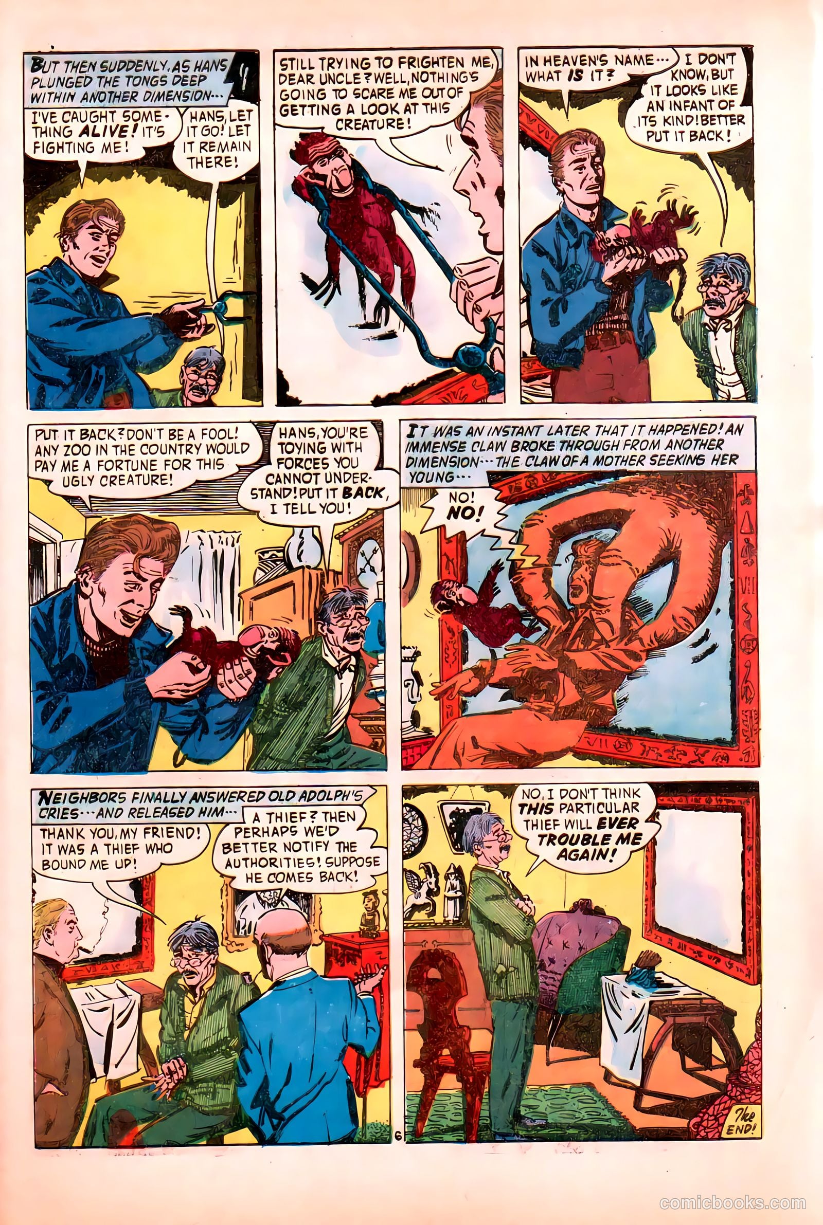 Forbidden Worlds #93 (1961) — page 33 of 36