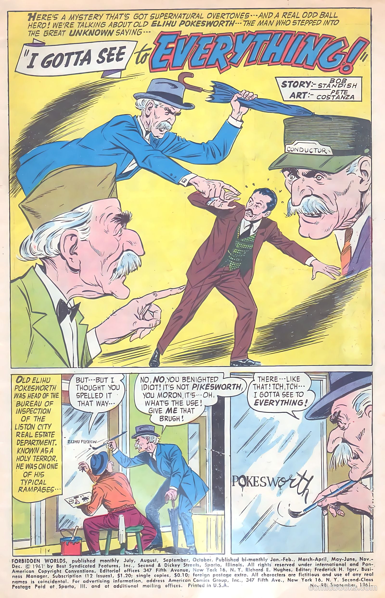 Forbidden Worlds #98 (1961) — page 3 of 36