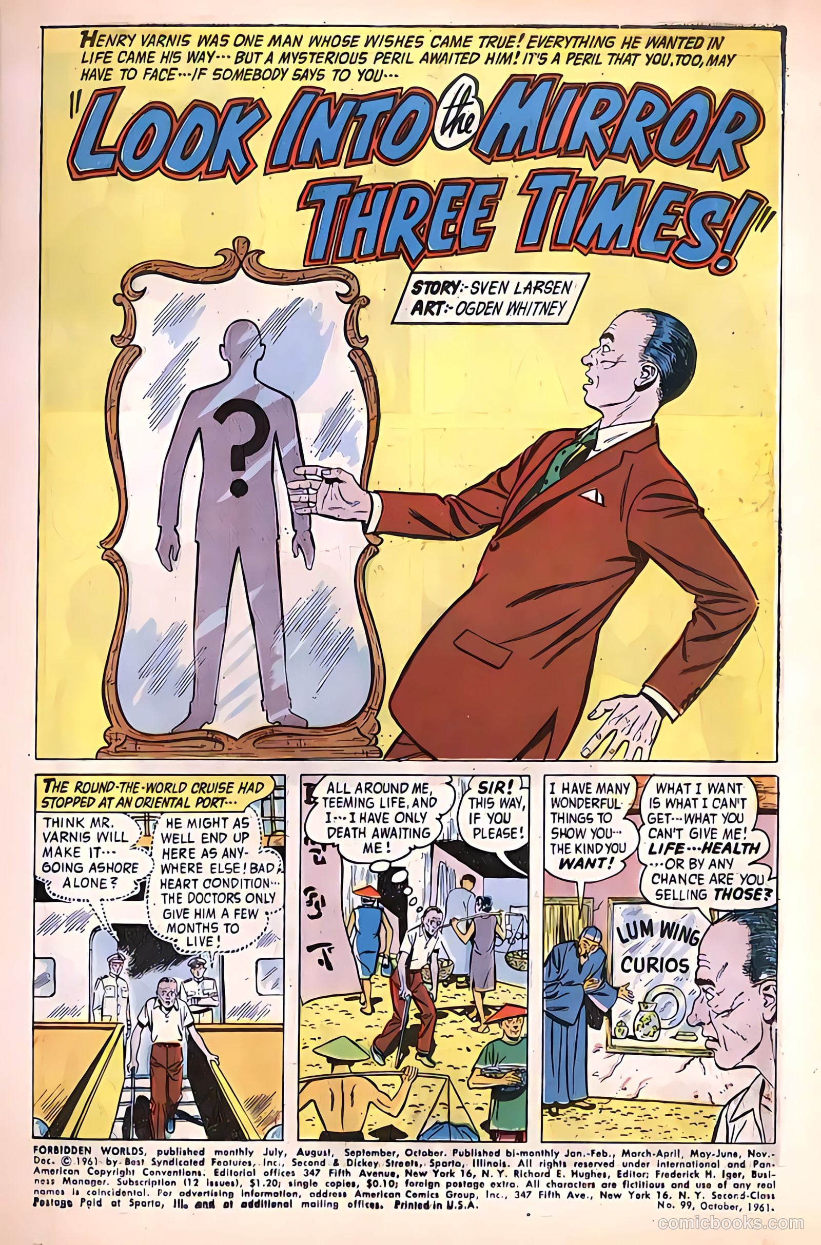 Forbidden Worlds #99 (1961) — page 3 of 36