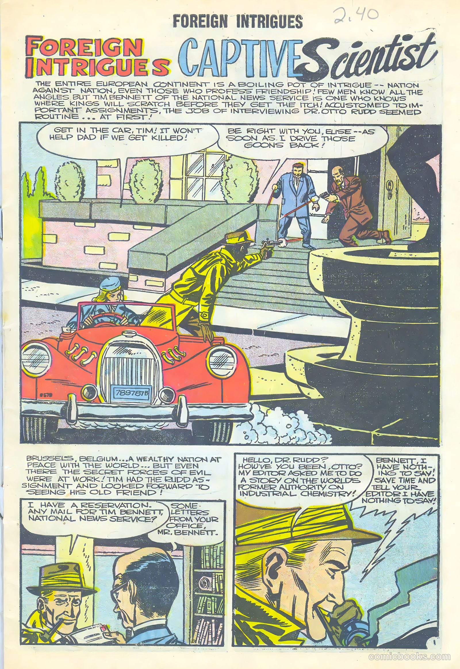 Foreign Intrigues #14 (1956) — page 3 of 36