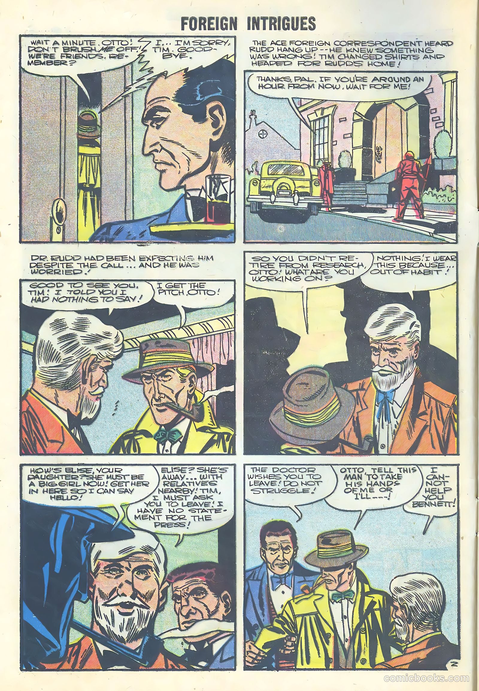 Foreign Intrigues #14 (1956) — page 4 of 36