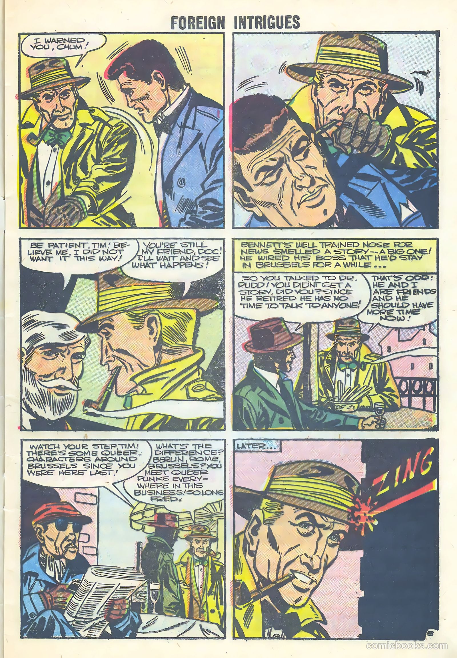 Foreign Intrigues #14 (1956) — page 5 of 36