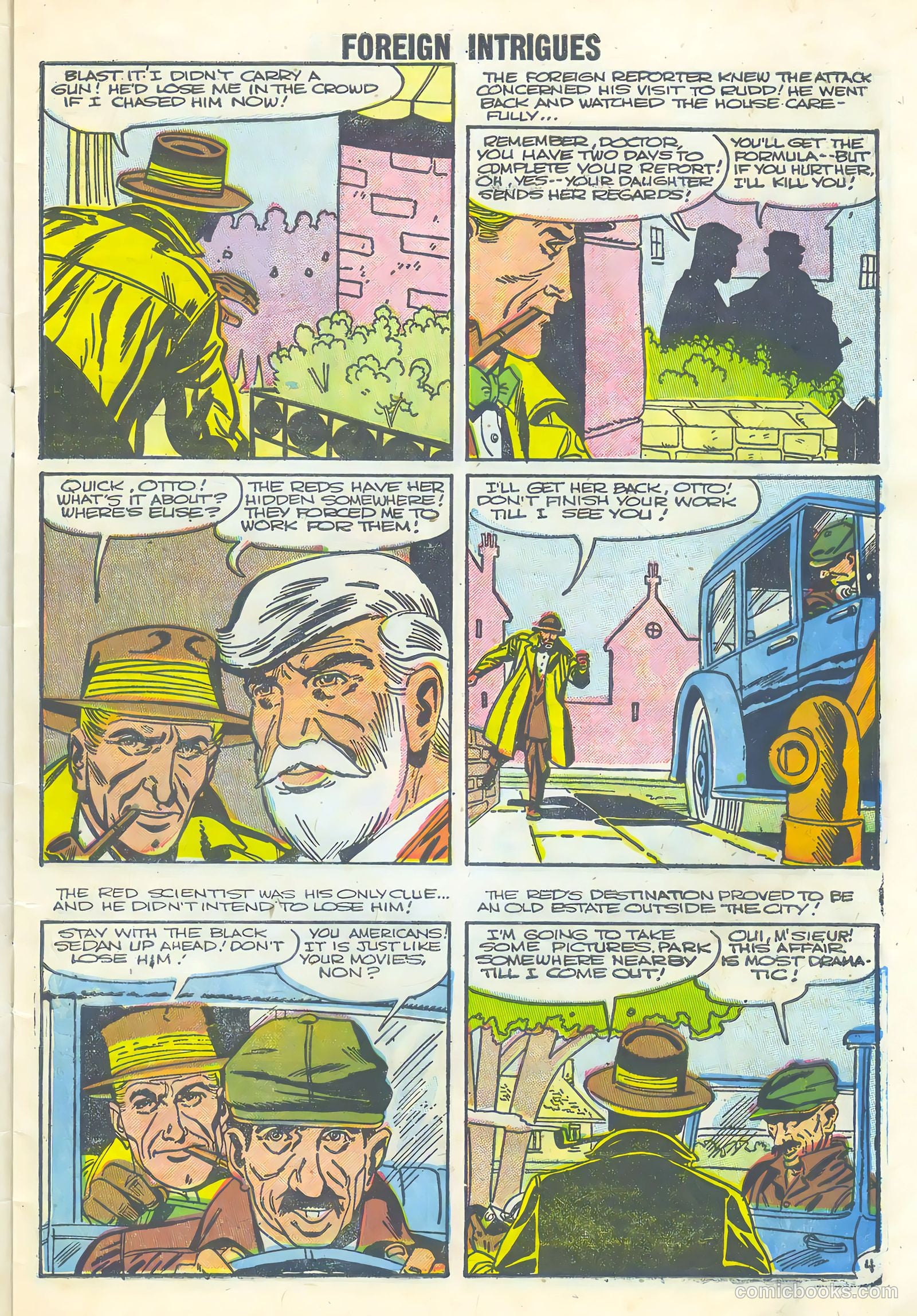 Foreign Intrigues #14 (1956) — page 7 of 36