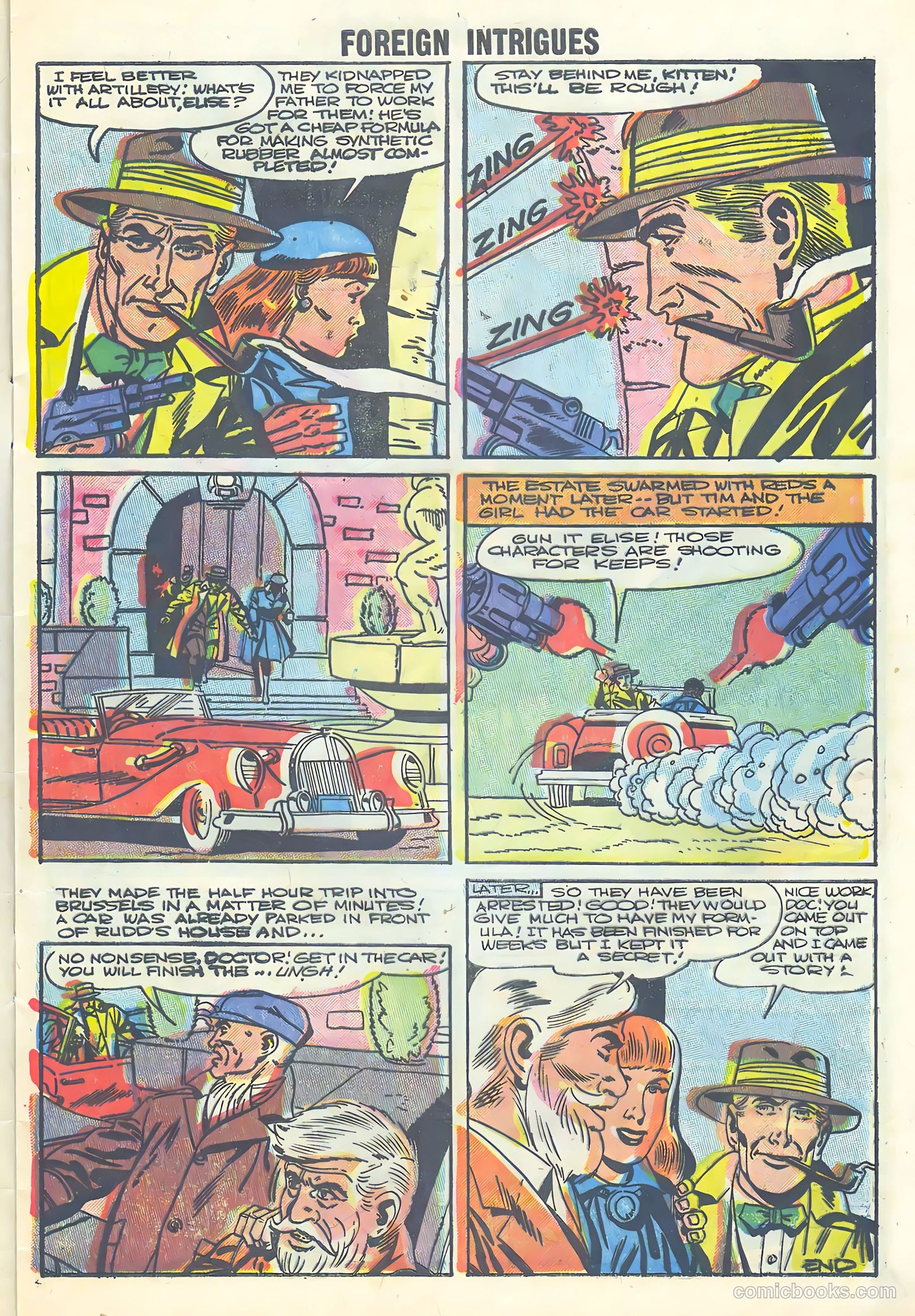 Foreign Intrigues #14 (1956) — page 9 of 36