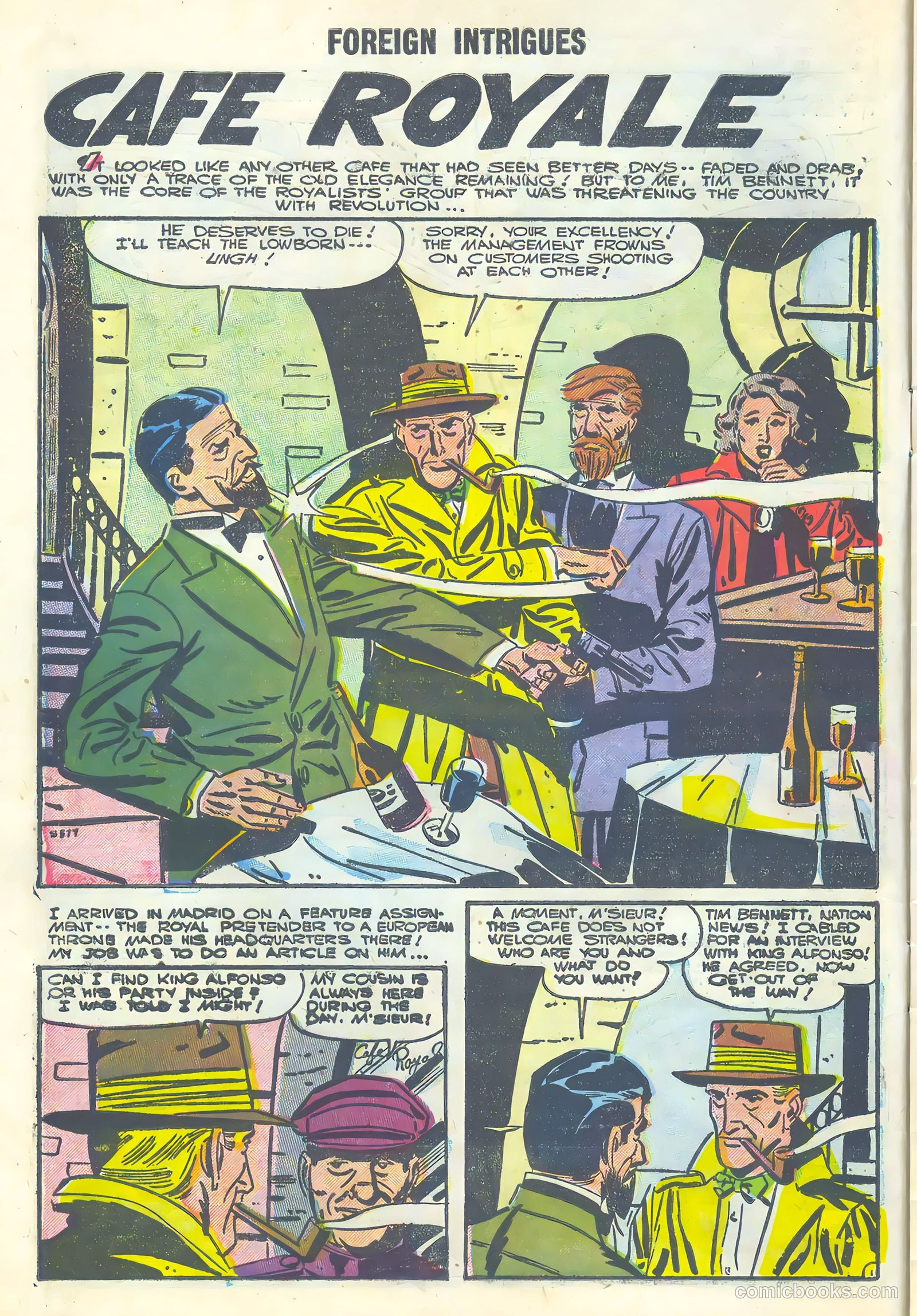 Foreign Intrigues #14 (1956) — page 10 of 36