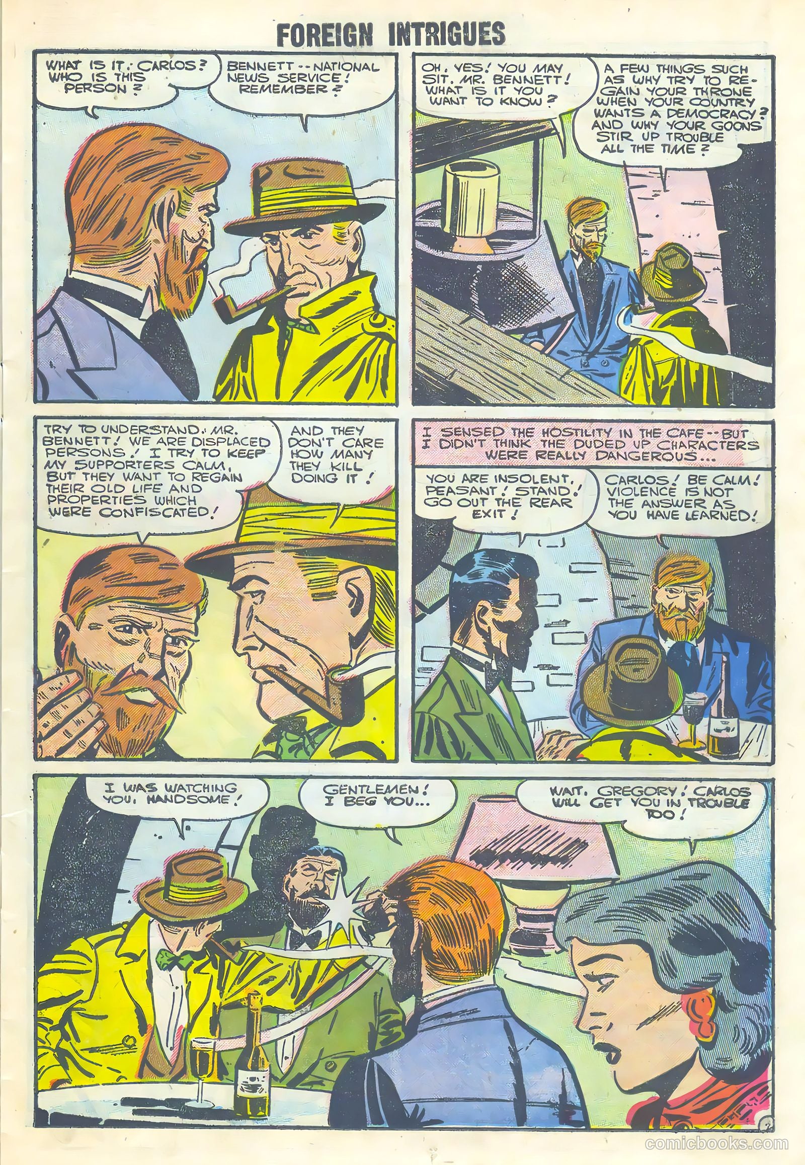 Foreign Intrigues #14 (1956) — page 11 of 36