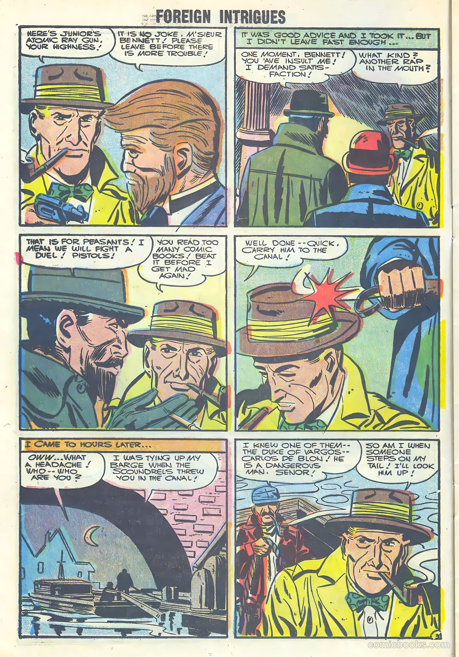 Foreign Intrigues #14 (1956) — page 12 of 36