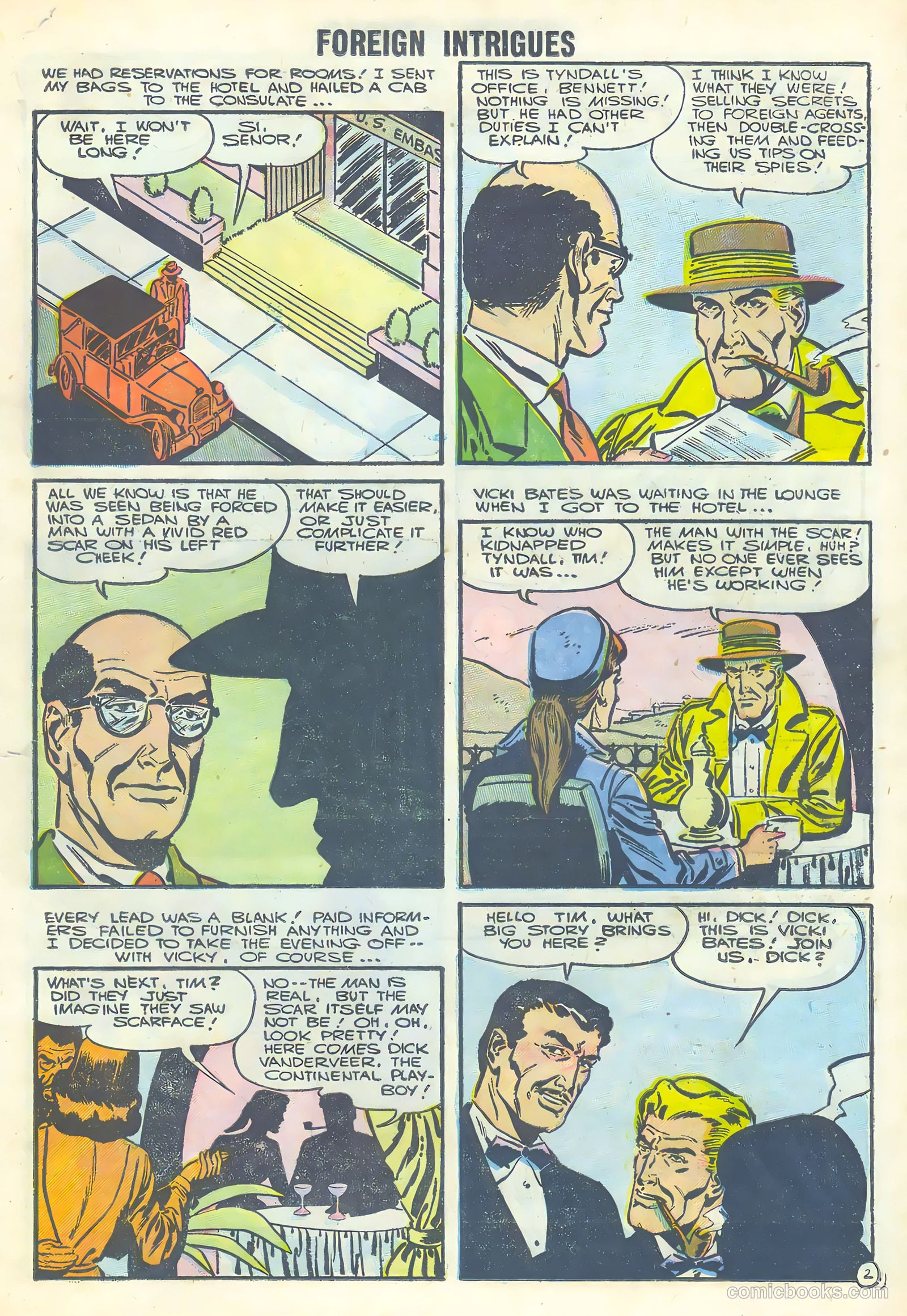 Foreign Intrigues #14 (1956) — page 19 of 36