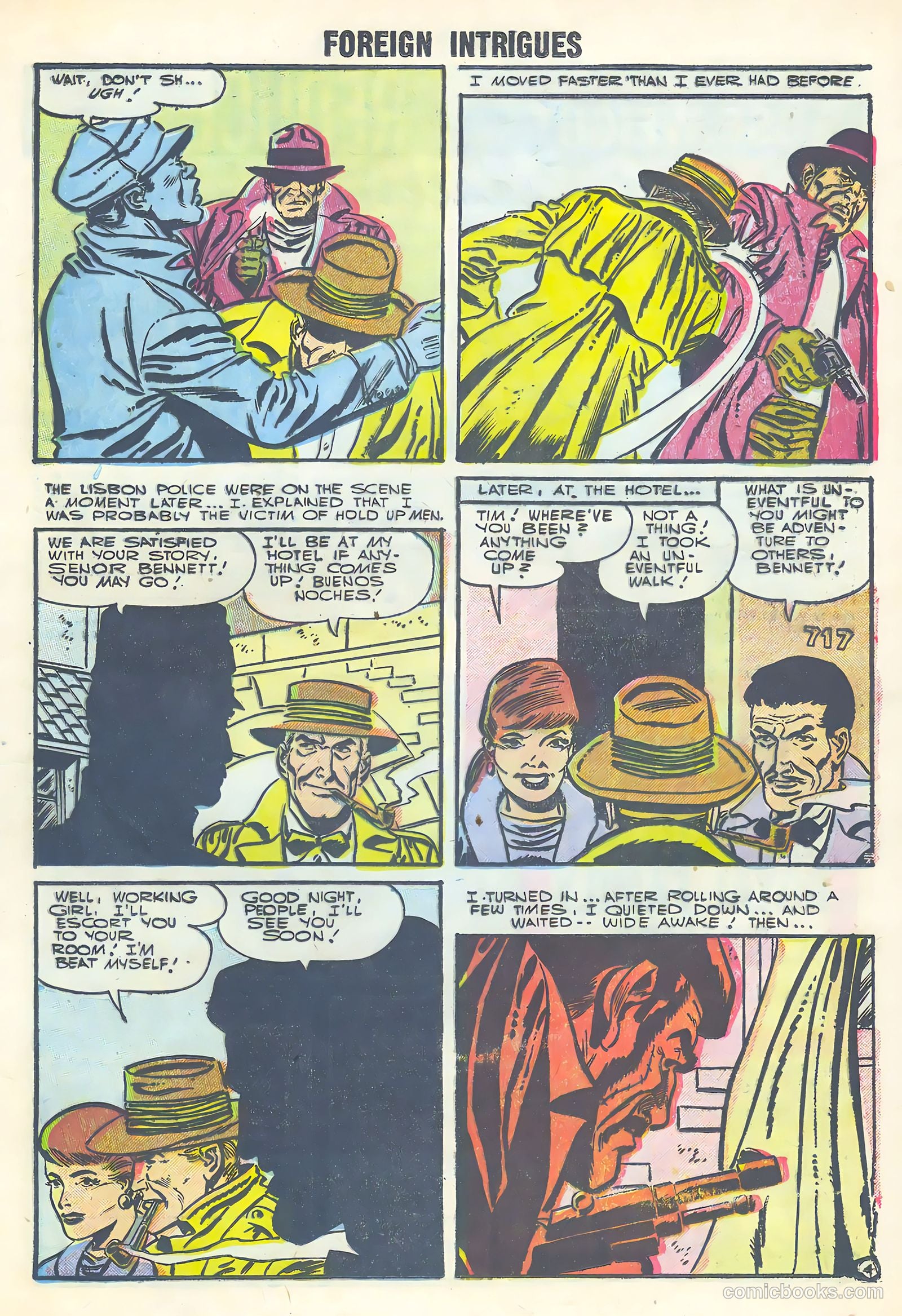 Foreign Intrigues #14 (1956) — page 21 of 36
