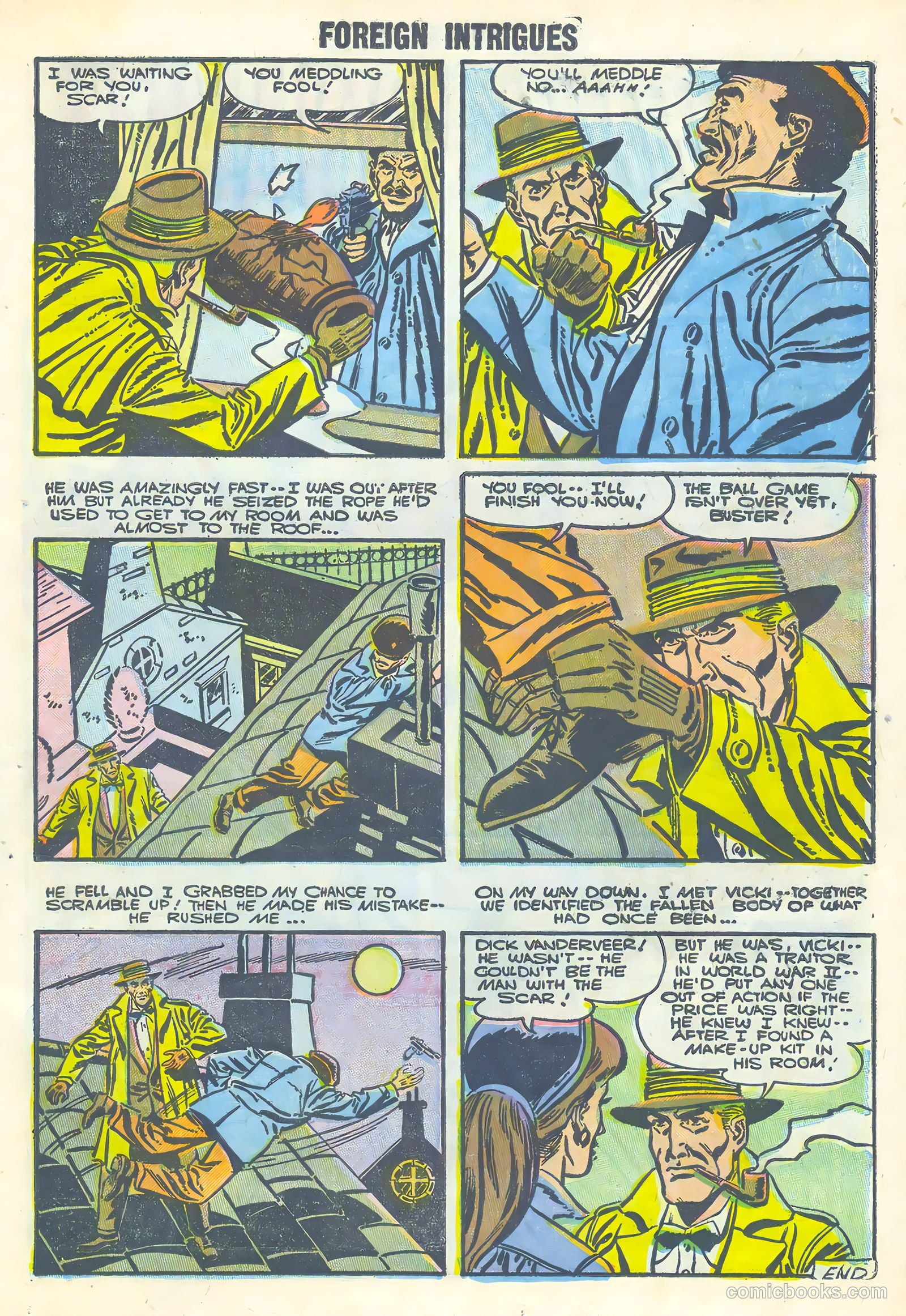 Foreign Intrigues #14 (1956) — page 23 of 36