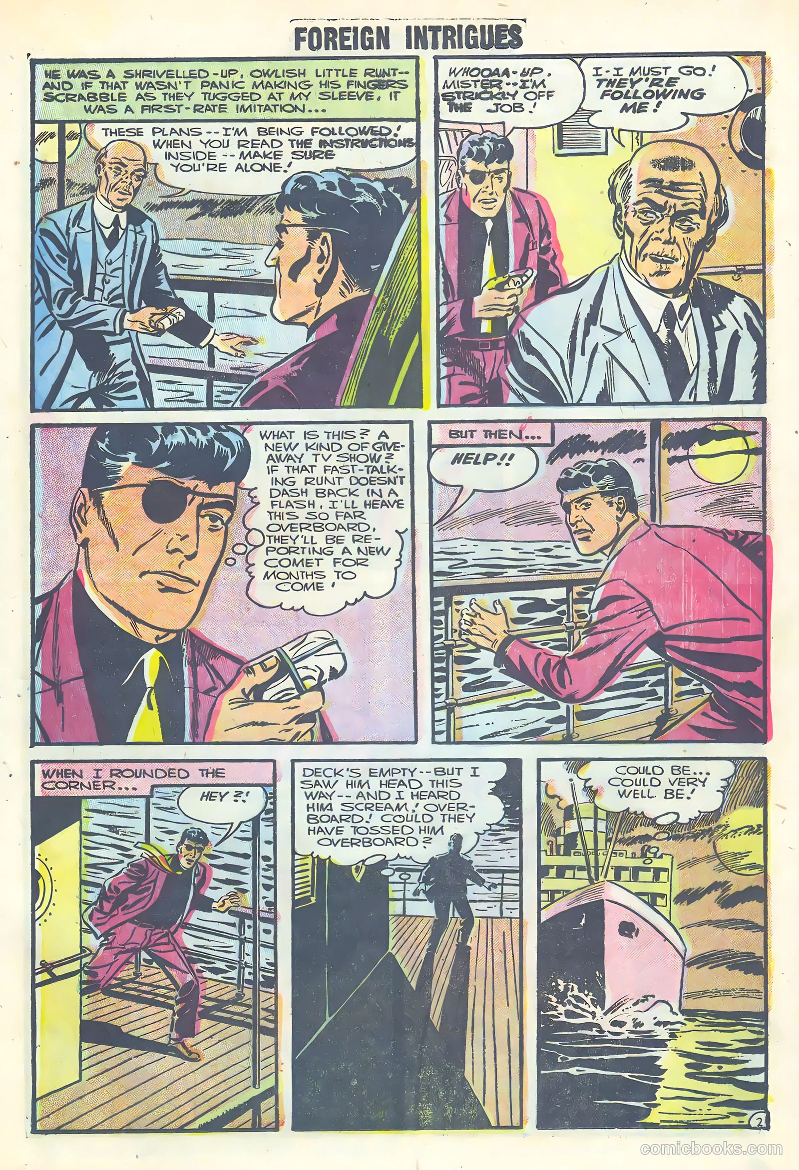 Foreign Intrigues #14 (1956) — page 25 of 36