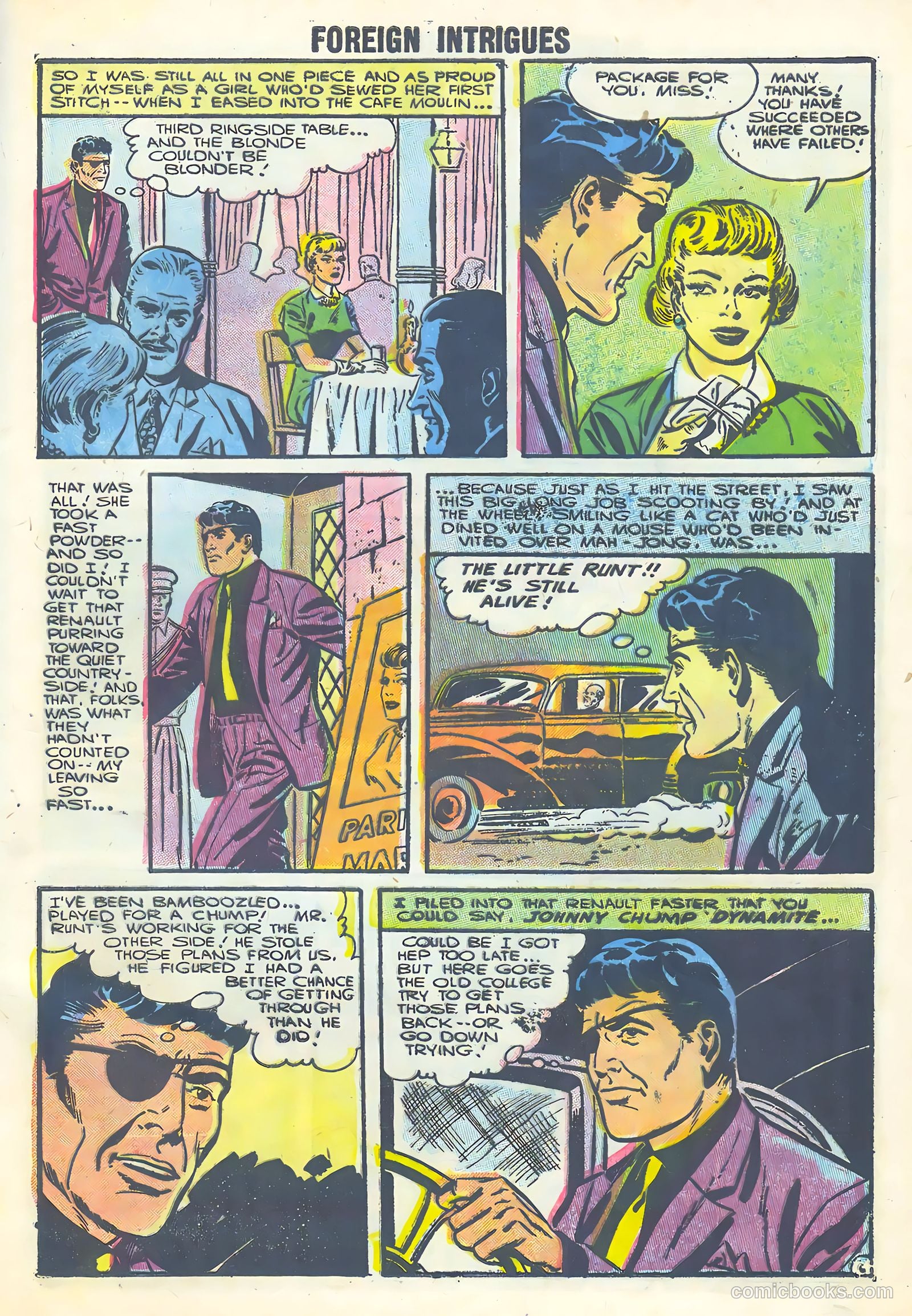 Foreign Intrigues #14 (1956) — page 29 of 36
