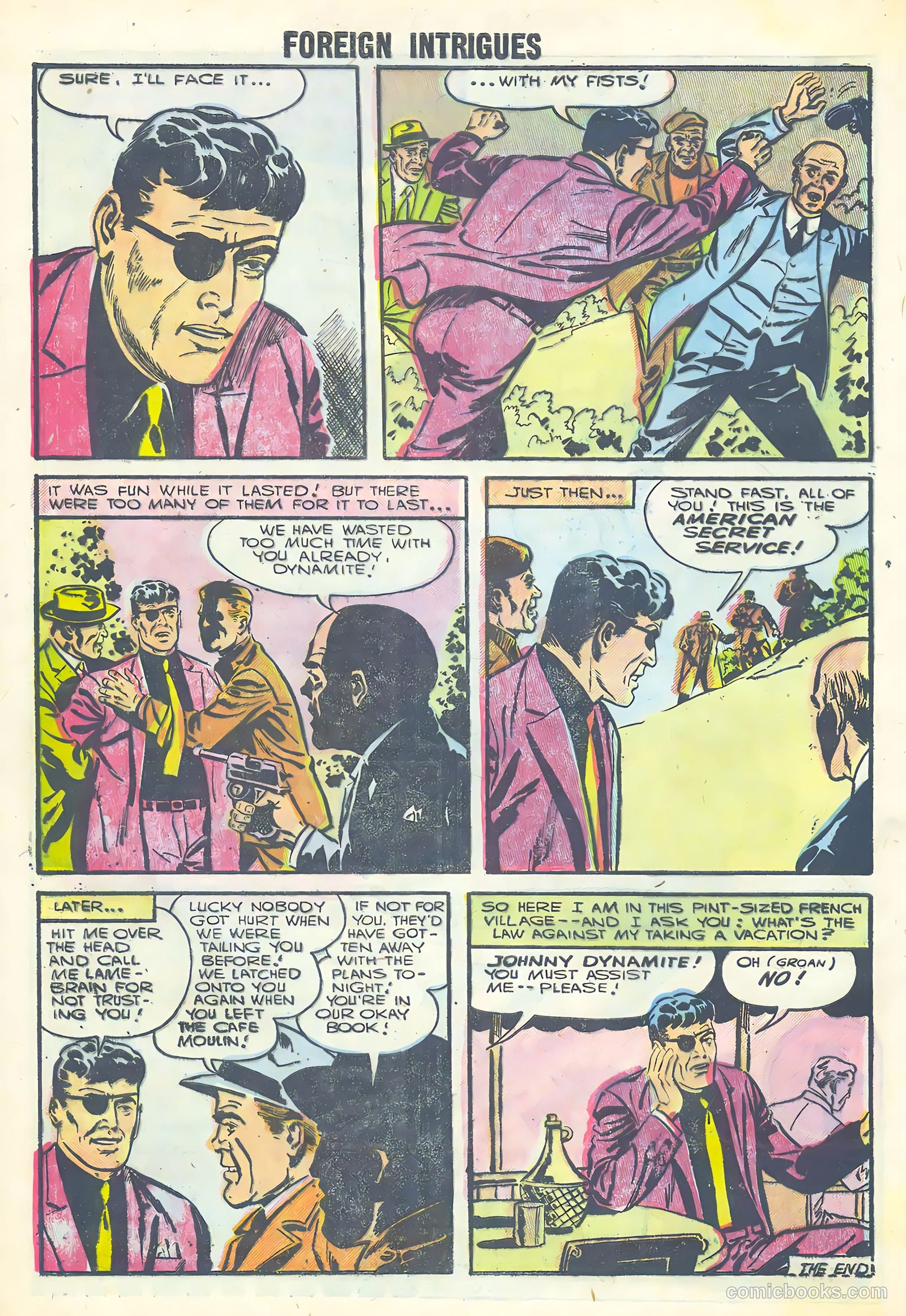 Foreign Intrigues #14 (1956) — page 32 of 36