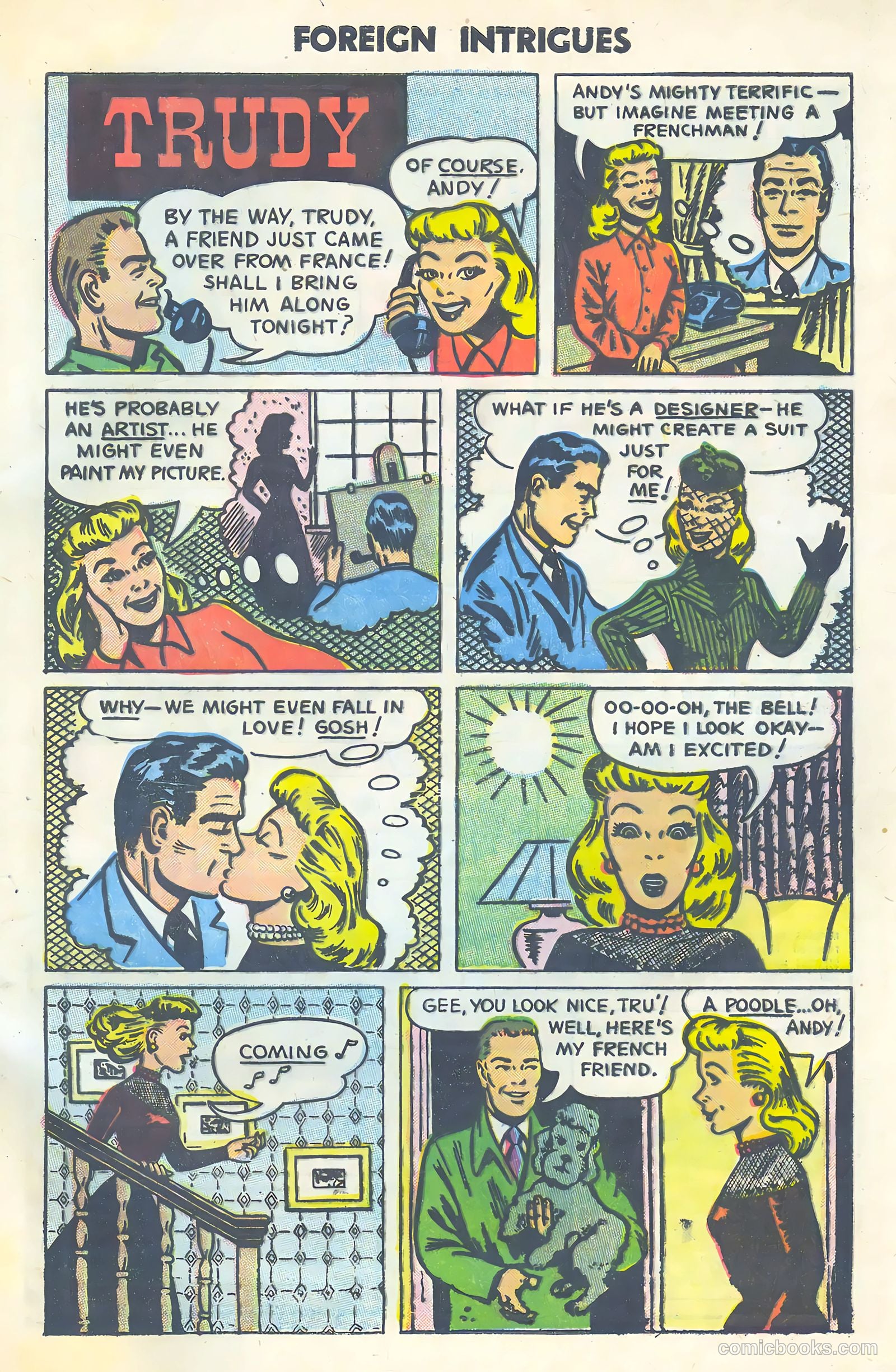 Foreign Intrigues #14 (1956) — page 33 of 36