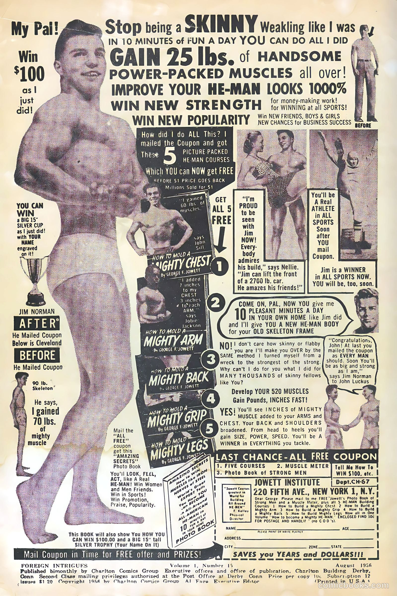 Foreign Intrigues #15 (1956) — page 2 of 36